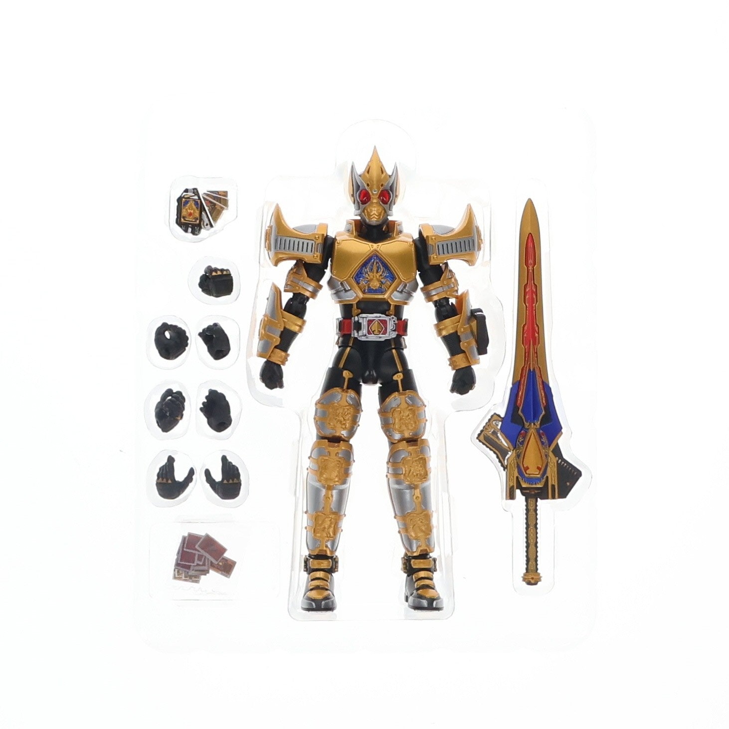 【中古即納】[FIG] 魂ウェブ商店限定 S.H.Figuarts(フィギュアーツ) 仮面ライダーブレイド キングフォーム 仮面ライダー剣(ブレイド) 完成品 可動フィギュア バンダイ(20131221)
