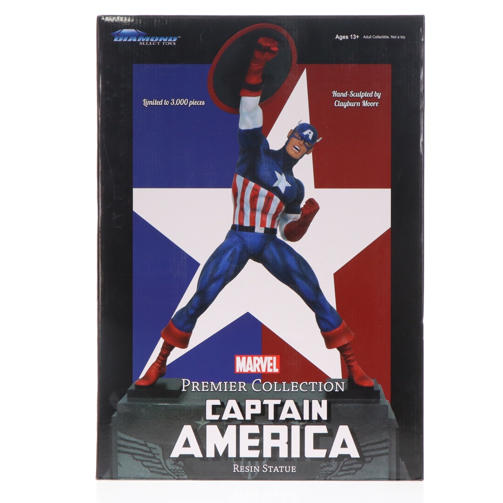 【中古即納】[FIG] プレミアコレクション キャプテン・アメリカ MARVEL COMICS(マーベル・コミック) スタチュー 完成品 フィギュア ダイアモンドセレクト(20171231)