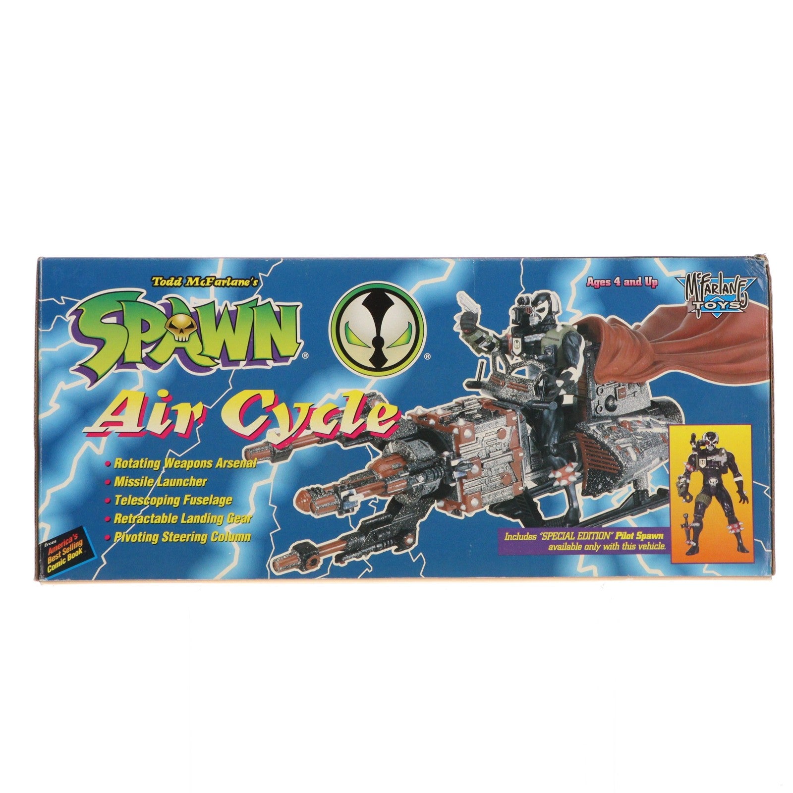【中古即納】[FIG] スポーン・ウルトラ・アクションフィギュア スポーン・エア・サイクル SPAWN 完成品 可動フィギュア マクファーレン・トイズ(19991231)