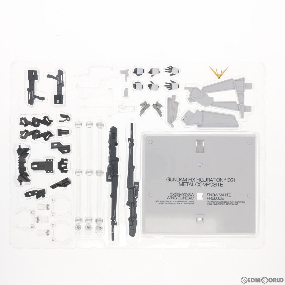 【中古即納】[FIG] 魂ウェブ商店限定 GUNDAM FIX FIGURATION METAL COMPOSITE ウイングガンダムスノーホワイトプレリュード 新機動戦記ガンダムW(ウイング) Frozen Teardrop 完成品 可動フィギュア バンダイスピリッツ(20200531)