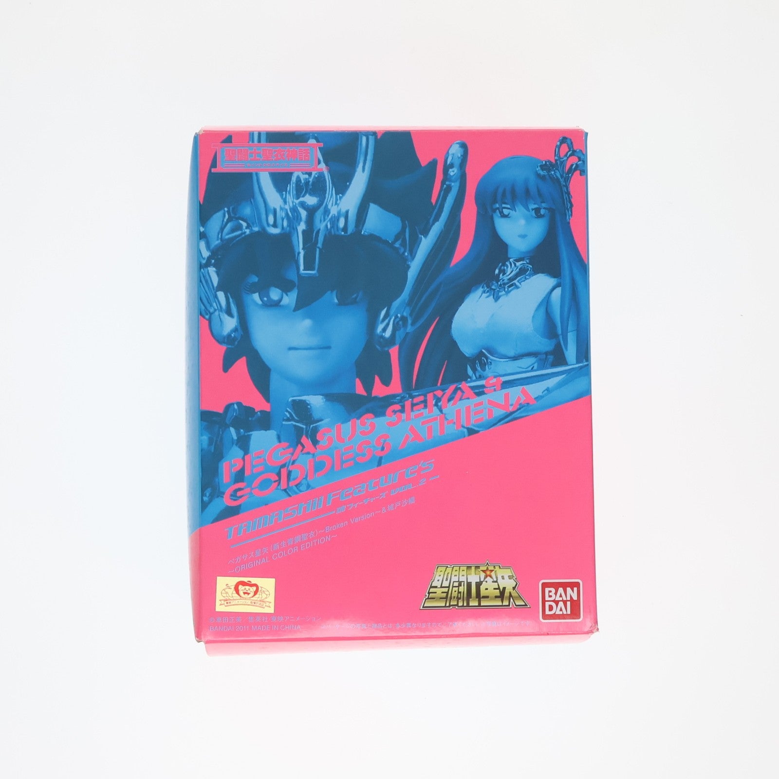 【中古即納】[FIG] 聖闘士聖衣神話 ペガサス星矢(新生青銅聖衣) ～Broken Version～&城戸沙織(きどさおり) ～ORIGINAL COLOR EDITION～ 魂フィーチャーズVol.2開催記念 聖闘士星矢 完成品 可動フィギュア バンダイ(20110525)