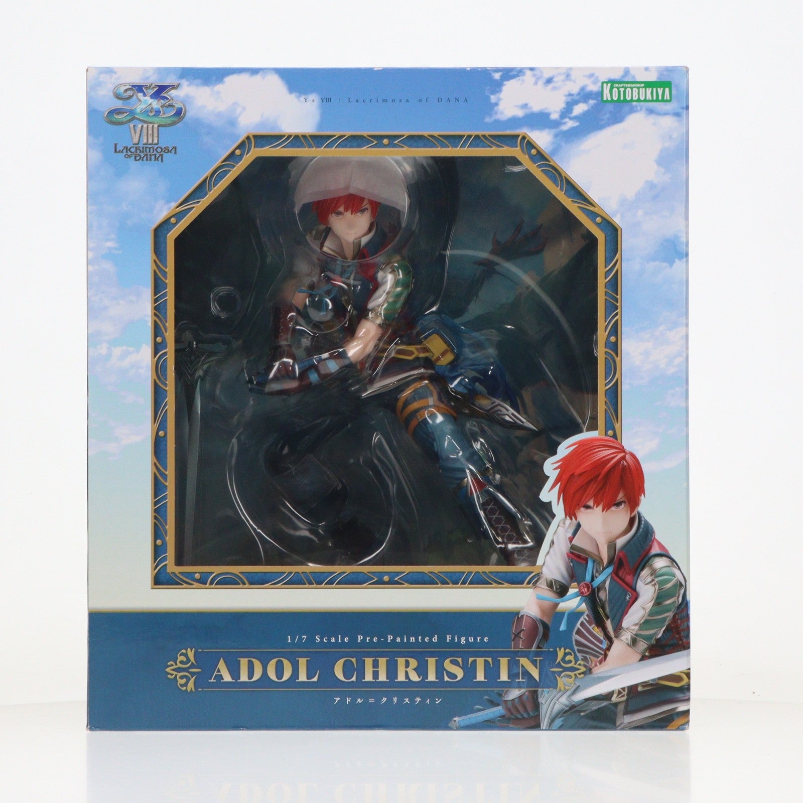 【中古即納】[FIG] アドル=クリスティン イースVIII -Lacrimosa of DANA-(イース8 ラクリモサ・オブ・ダーナ) 1/7 完成品 フィギュア(PV194) コトブキヤ(20241231)
