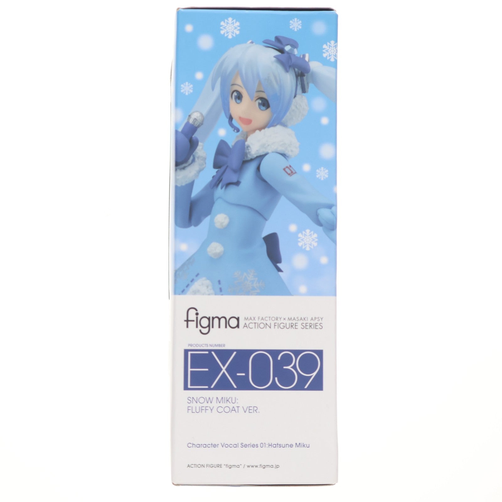 【中古即納】[FIG] figma(フィグマ) EX-039 雪ミク ふわふわコートver. キャラクター・ボーカル・シリーズ01 完成品 可動フィギュア GOODSMILE ONLINE SHOP限定 マックスファクトリー(20170731)
