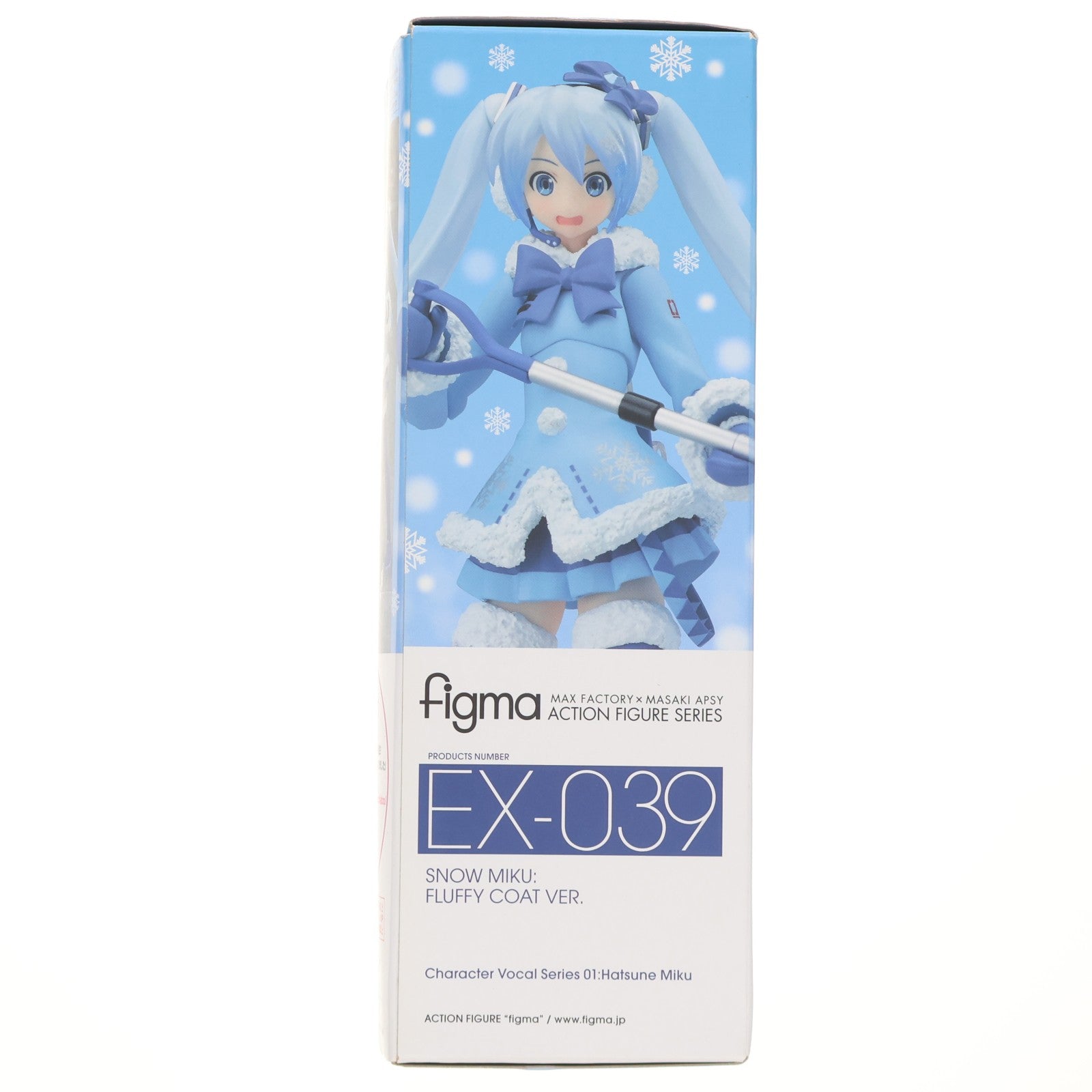 【中古即納】[FIG] figma(フィグマ) EX-039 雪ミク ふわふわコートver. キャラクター・ボーカル・シリーズ01 完成品 可動フィギュア GOODSMILE ONLINE SHOP限定 マックスファクトリー(20170731)
