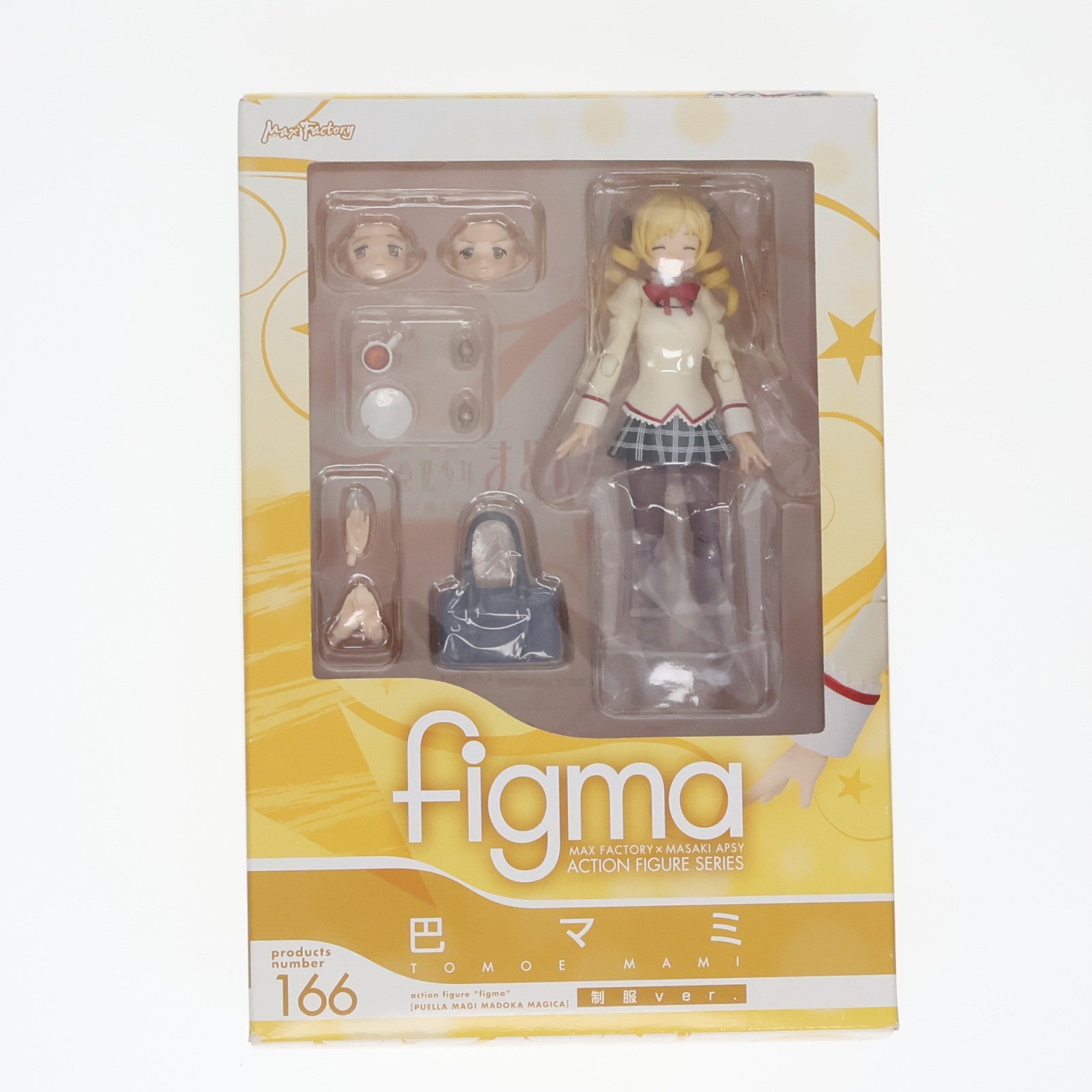 【中古即納】[FIG] figma(フィグマ) 166 巴マミ(ともえまみ) 制服ver. 魔法少女まどか☆マギカ 完成品 可動フィギュア マックスファクトリー(20130420)