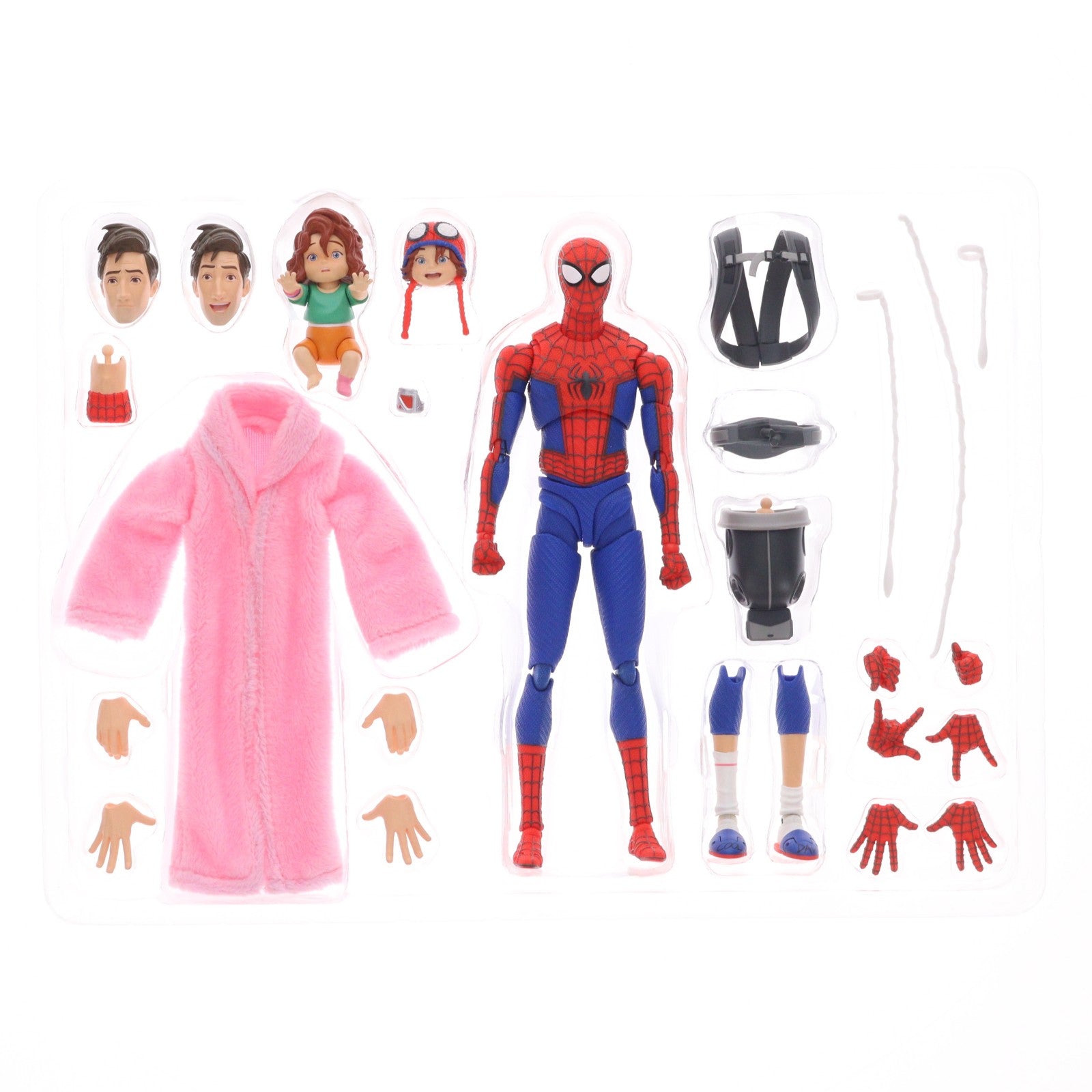 【中古即納】[FIG] 魂ウェブ商店限定 S.H.Figuarts(フィギュアーツ) ピーター・B・パーカー&メイデイ・パーカー スパイダーマン:アクロス・ザ・スパイダーバース 完成品 可動フィギュア バンダイスピリッツ(20250423)