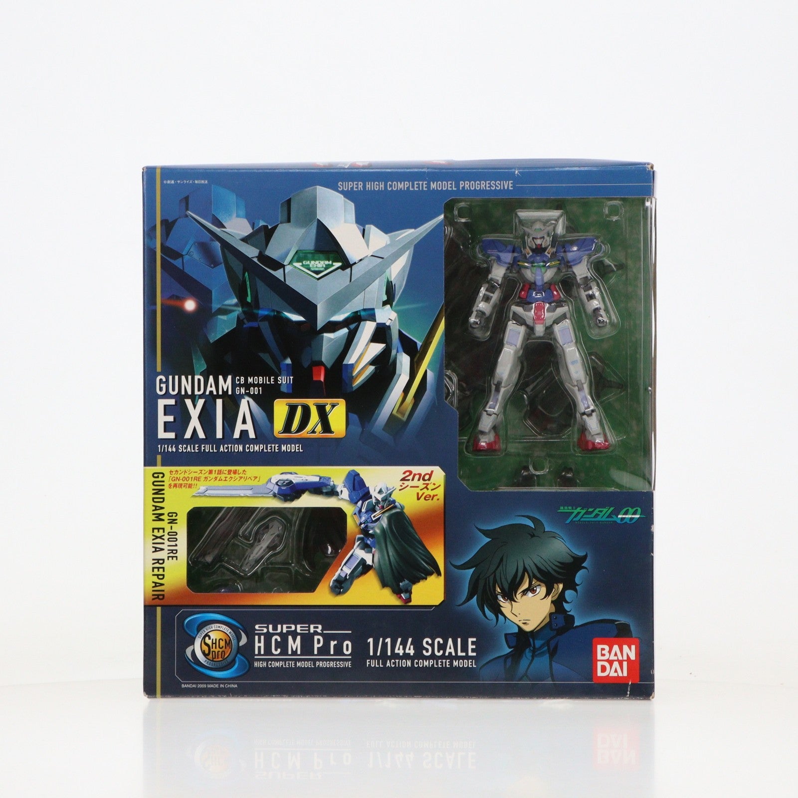 【中古即納】[FIG] SHCM-Pro GN-001 ガンダムエクシア DX [リペアセット] 機動戦士ガンダム00(ダブルオー) 1/144 完成品 可動フィギュア バンダイ(20090325)