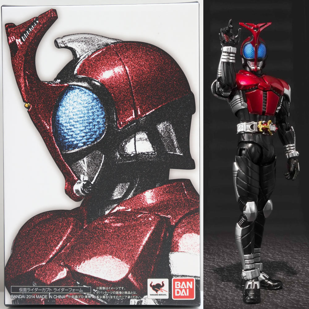 【中古即納】[FIG] (再販) S.H.Figuarts(フィギュアーツ) 真骨彫製法 仮面ライダーカブト ライダーフォーム 完成品 可動フィギュア バンダイ(20160428)