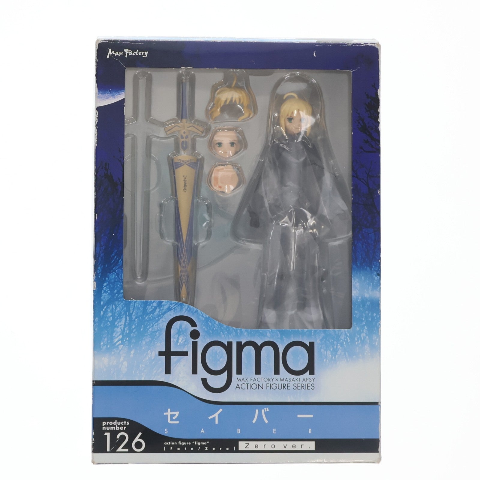 【中古即納】[FIG] figma(フィグマ) 126 セイバー Zero ver. Fate/Zero(フェイト/ゼロ) 完成品 可動フィギュア マックスファクトリー(20121024)