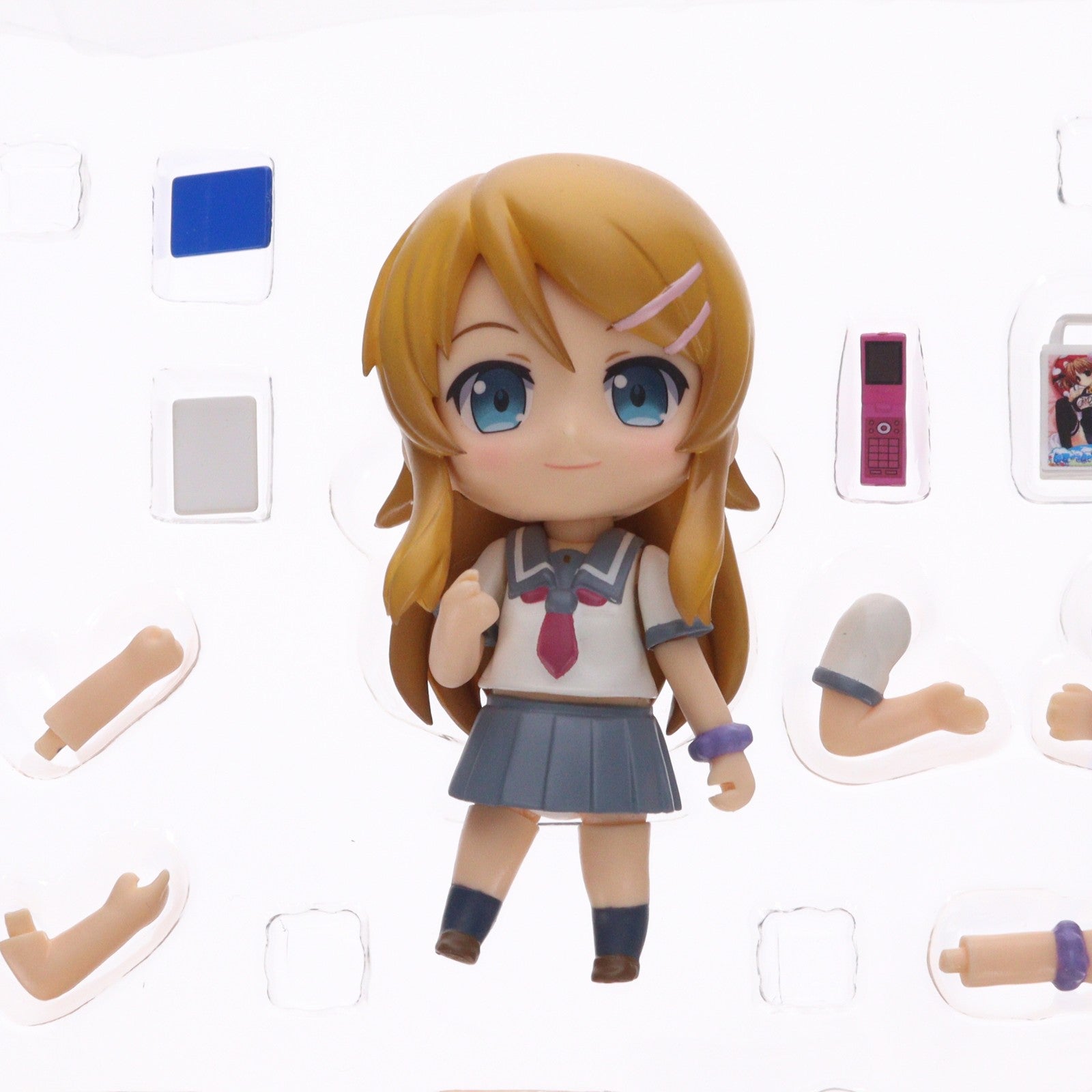 【中古即納】[FIG] ねんどろいど 142 高坂桐乃(こうさかきりの) 俺の妹がこんなに可愛いわけがない 完成品 可動フィギュア グッドスマイルカンパニー(20110628)