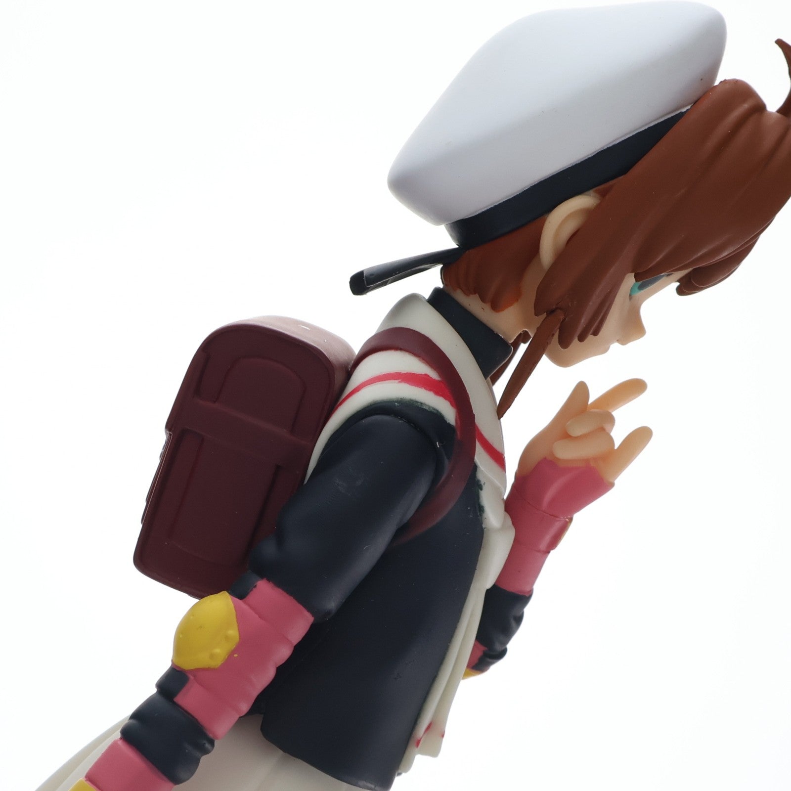 【中古即納】[SFT] 木之本桜(きのもとさくら) 友枝小学校制服(冬服)版 カードキャプターさくら 1/5 完成品 ソフビフィギュア コトブキヤ(19991231)