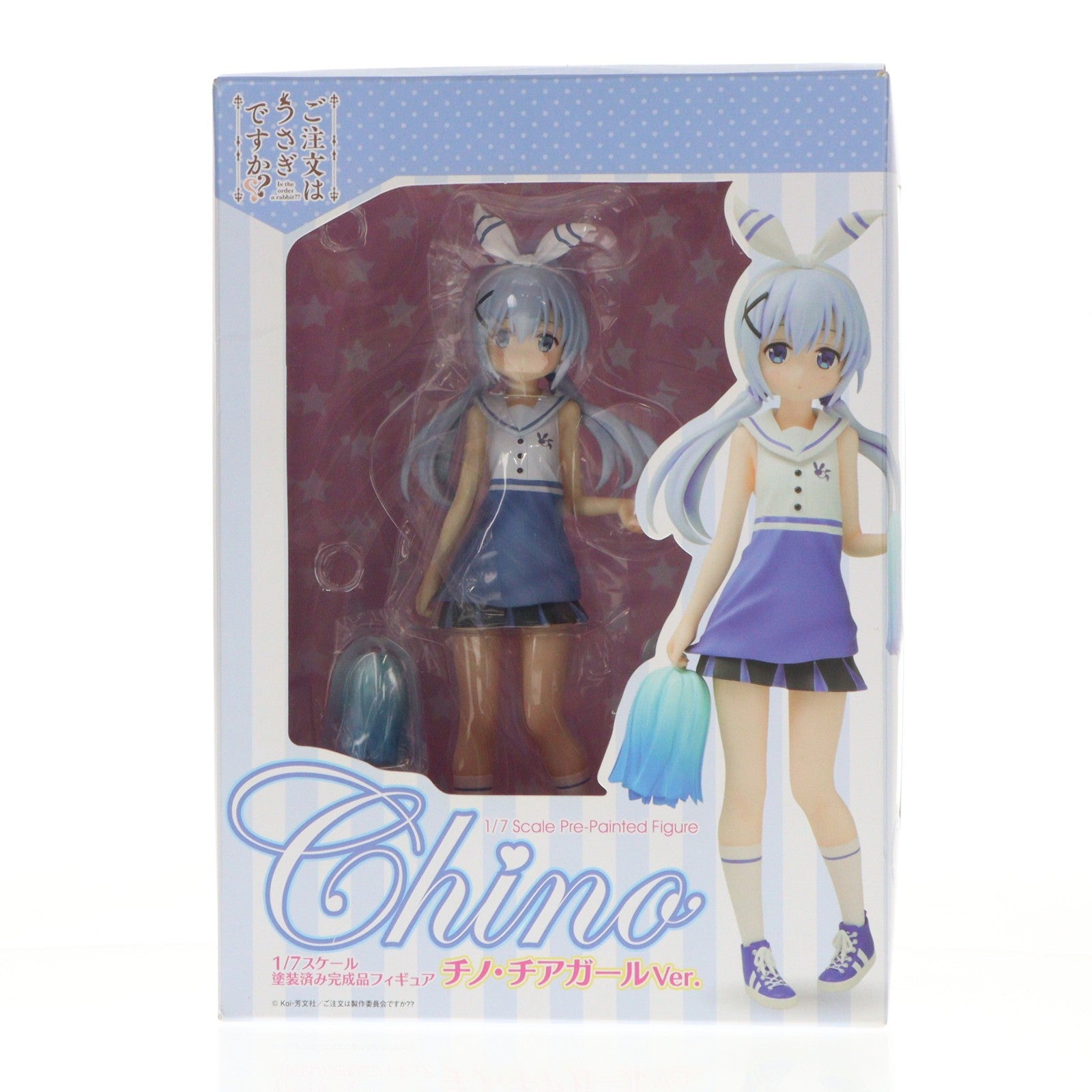 【中古即納】[FIG] チノ・チアガールVer. ご注文はうさぎですか～～ 1/7 完成品 フィギュア キャラアニ/トイズワークス(20180630)