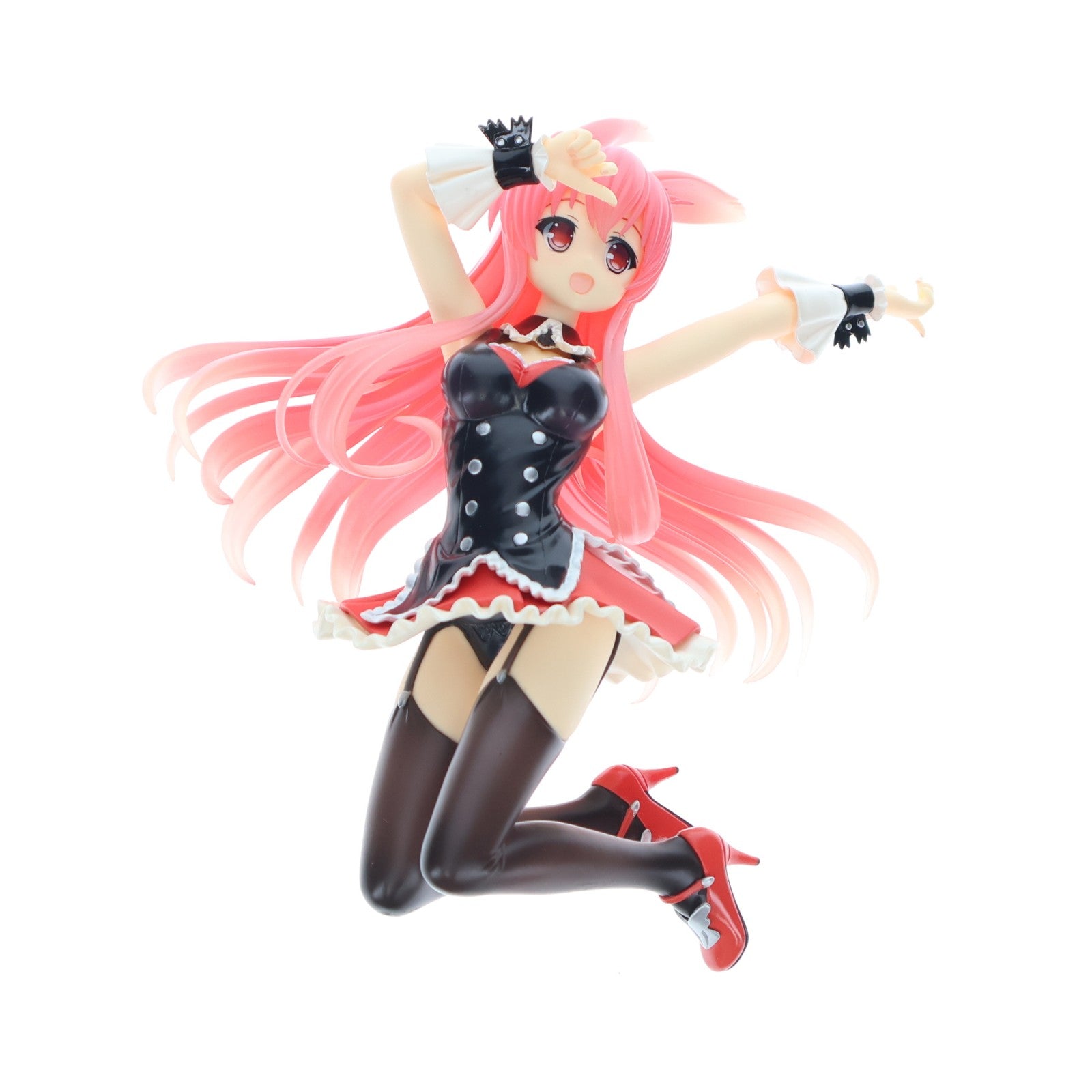 【中古即納】[FIG] 黒ウサギ ピンクver. 問題児たちが異世界から来るそうですよ～ 1/7 完成品 フィギュア(AX-0110) アルファマックス(20130901)