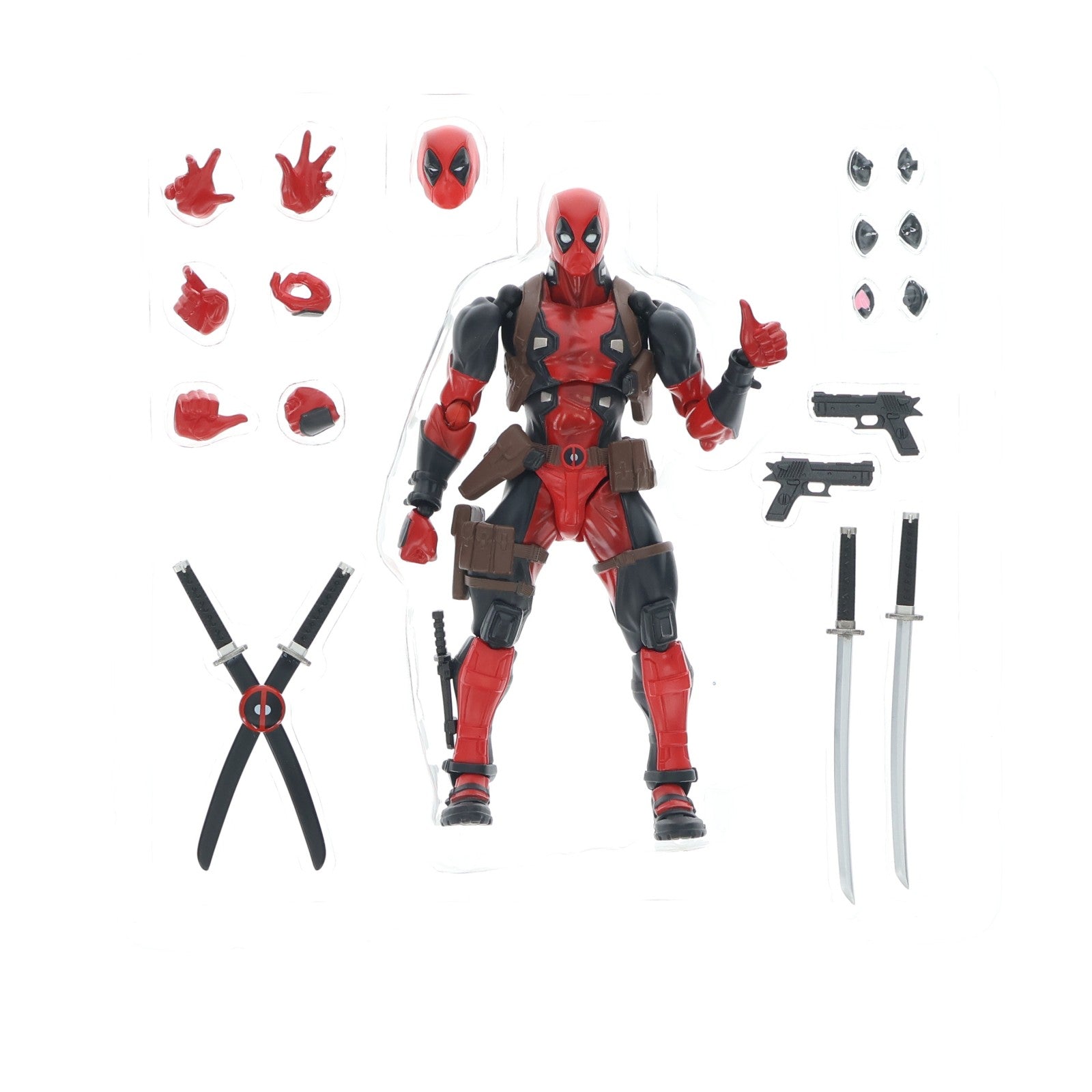【中古即納】[FIG] アメイジングヤマグチ No.001 DEAD POOL(デッドプール) マーベル・コミック 完成品 可動フィギュア 海洋堂(20180623)