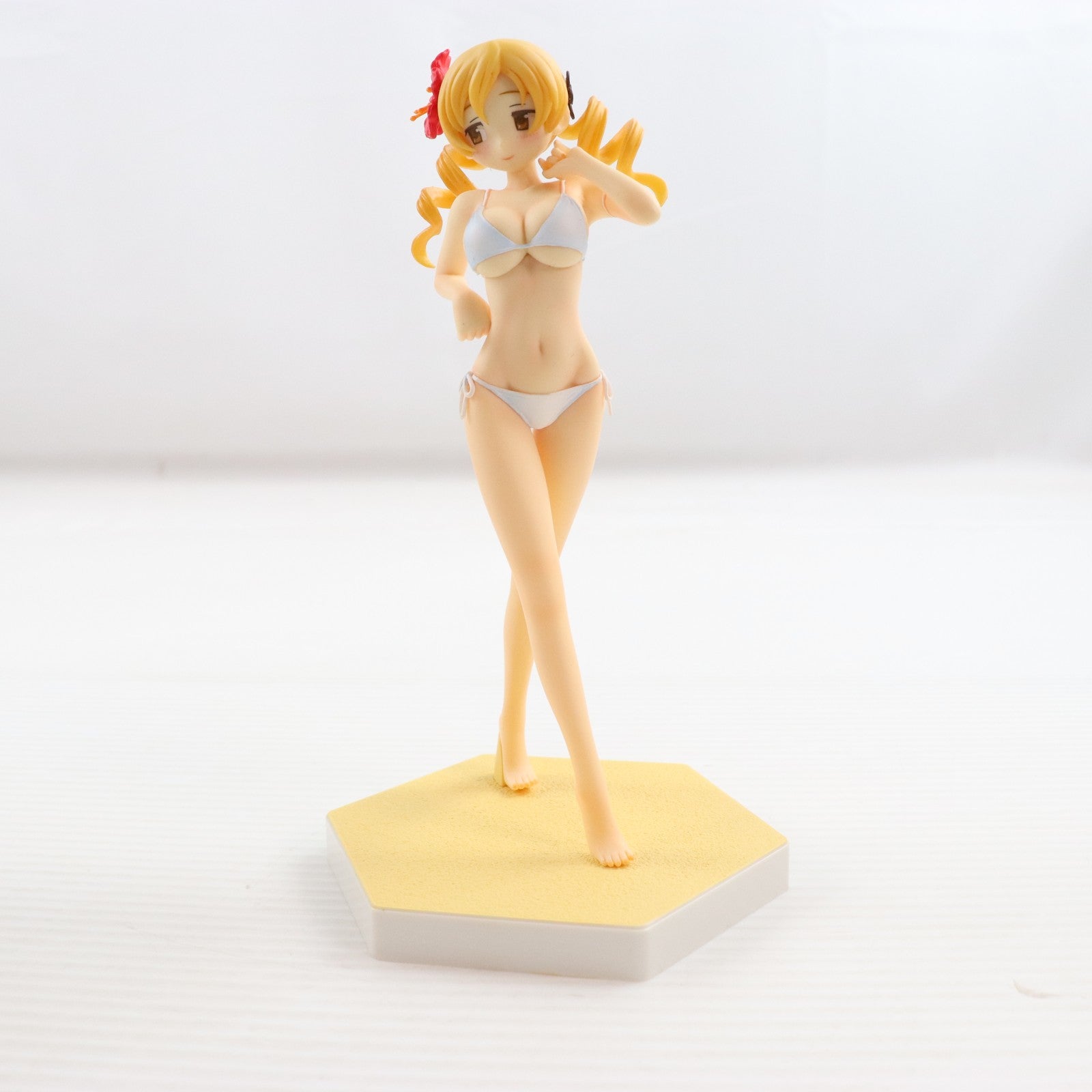 【中古即納】[FIG] BEACH QUEENS(ビーチクイーンズ) 巴マミ・スペシャルVer. 魔法少女まどか☆マギカ 1/10 完成品 フィギュア あみあみ&一部店舗限定(NF-152) ウェーブ(WAVE)(20120131)