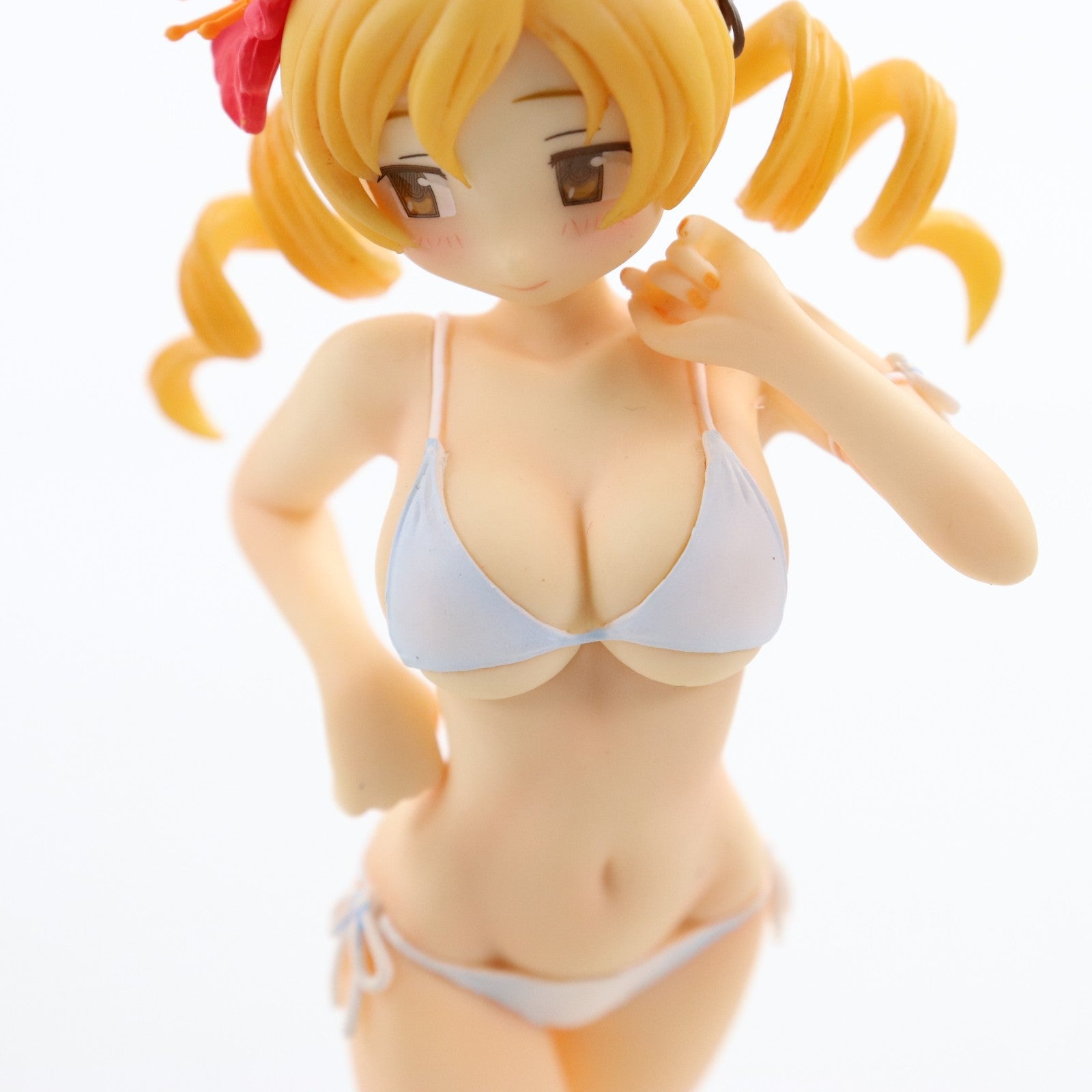 【中古即納】[FIG] BEACH QUEENS(ビーチクイーンズ) 巴マミ・スペシャルVer. 魔法少女まどか☆マギカ 1/10 完成品 フィギュア あみあみ&一部店舗限定(NF-152) ウェーブ(WAVE)(20120131)