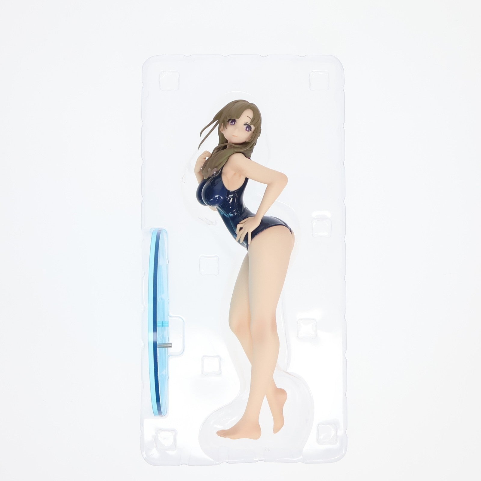【中古即納】[FIG] 大好真々子(おおすきままこ) スク水Ver. 通常攻撃が全体攻撃で二回攻撃のお母さんは好きですか～ 1/7 完成品 フィギュア FREEing(フリーイング)(20210410)
