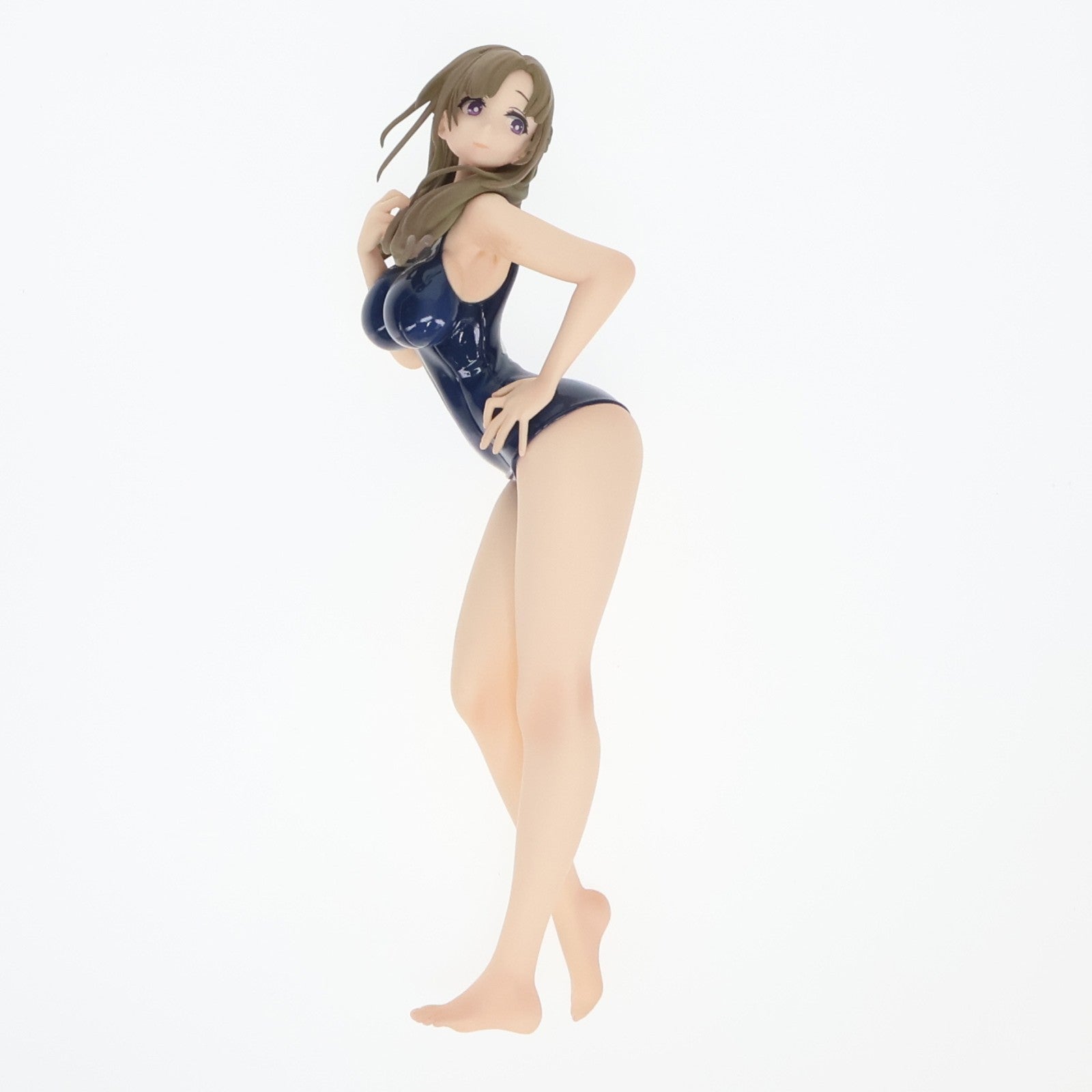 【中古即納】[FIG] 大好真々子(おおすきままこ) スク水Ver. 通常攻撃が全体攻撃で二回攻撃のお母さんは好きですか～ 1/7 完成品 フィギュア FREEing(フリーイング)(20210410)