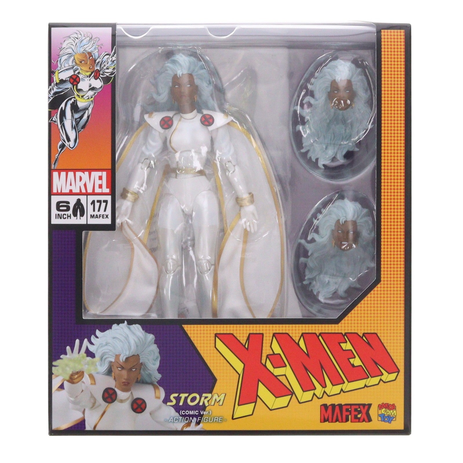 【中古即納】[FIG] マフェックス No.177 MAFEX STORM(COMIC Ver.)(ストーム コミックver) X-MEN(エックスメン) 完成品 可動フィギュア メディコム・トイ(20230428)