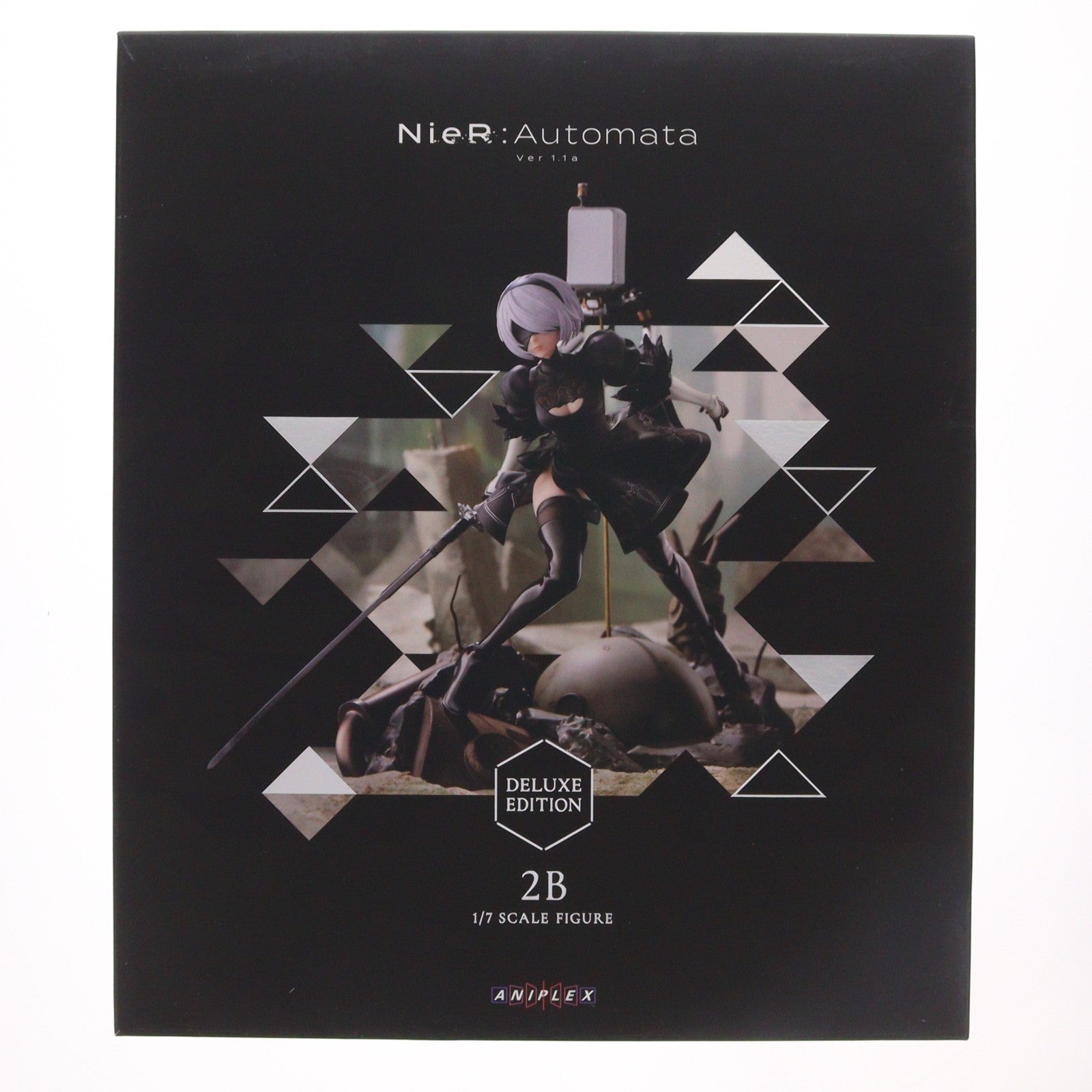 【中古即納】[FIG] 2B 豪華版 NieR:Automata(ニーア オートマタ) Ver1.1a 1/7 完成品 フィギュア アニプレックス(20240930)