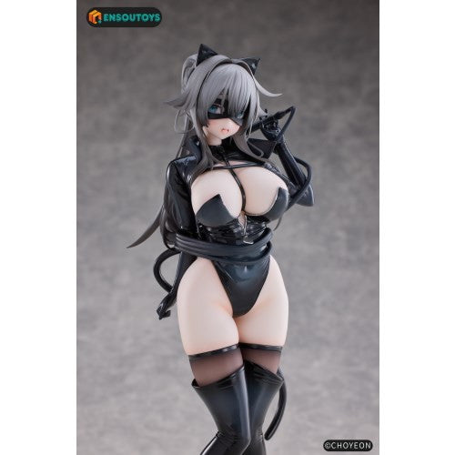【中古即納】[FIG] タペストリー付属 猫の女 Happyちゃん 異色版 1/6 完成品 フィギュア ENSOUTOYS(エンソウトイズ)(20260531)