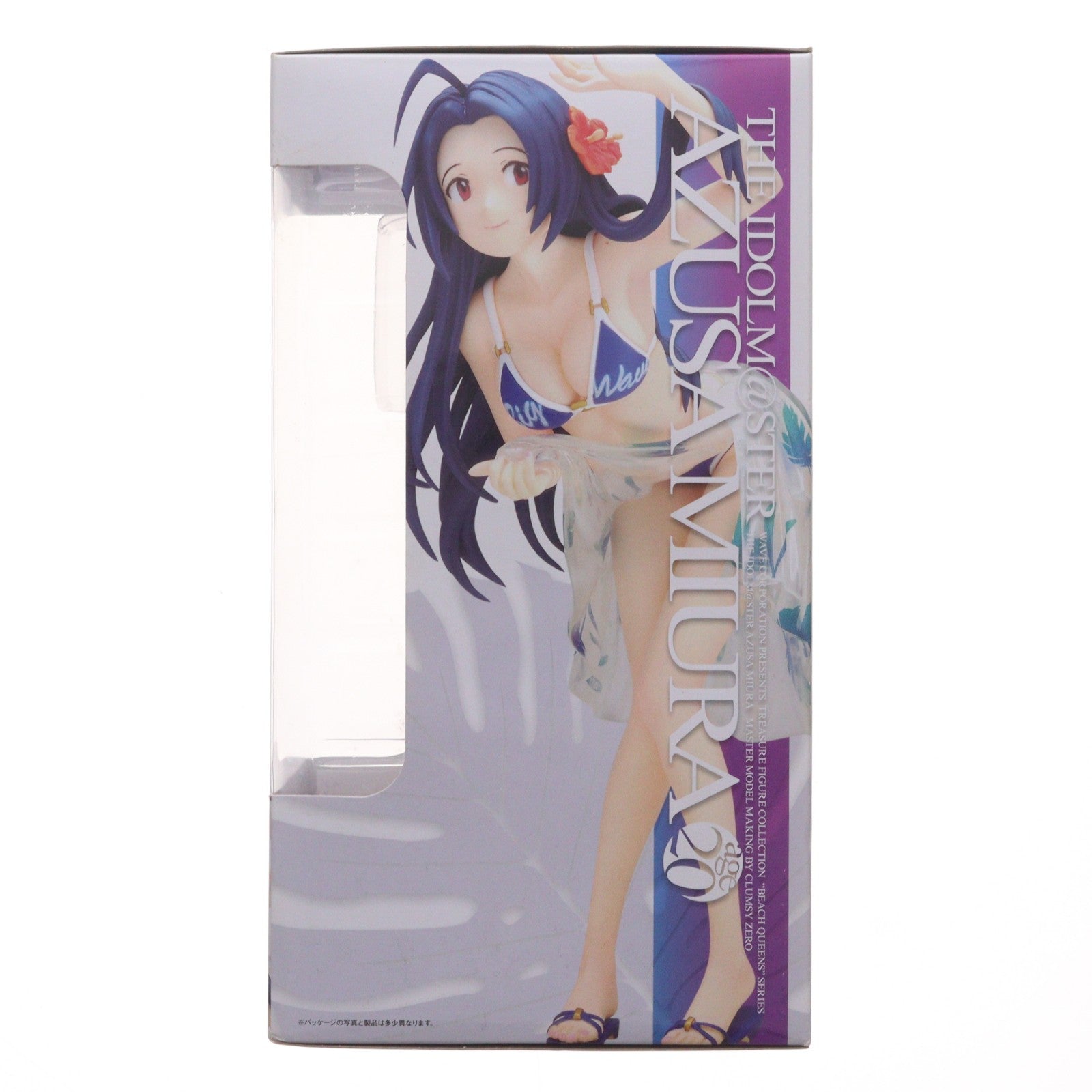 【中古即納】[FIG] BEACH QUEENS(ビーチクイーンズ) 三浦あずさ(みうらあずさ) アイドルマスター(THE IDOLM@STER) 1/10 完成品 フィギュア(NF-126) ウェーブ(WAVE)(20130526)