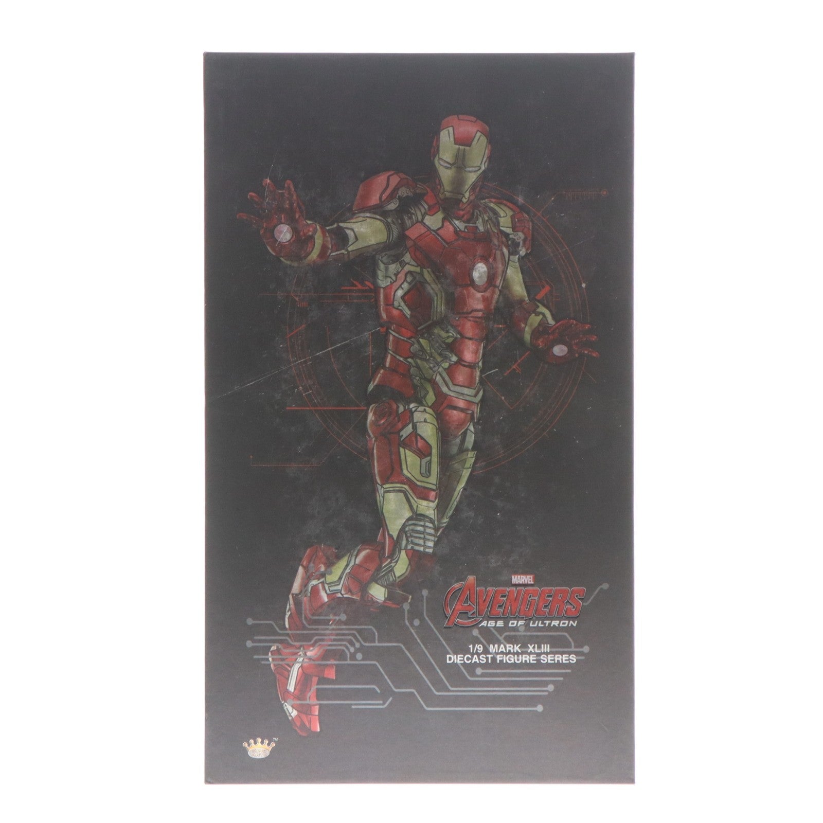 【中古即納】[FIG] 1/9 ダイキャスト フィギュア シリーズ アイアンマン マーク43 アベンジャーズ/エイジ・オブ・ウルトロン 完成品 フィギュア(DFS009) キングアーツ(20150930)