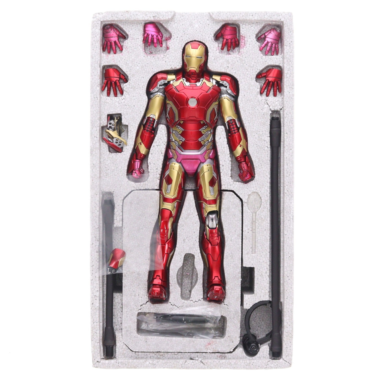 【中古即納】[FIG] 1/9 ダイキャスト フィギュア シリーズ アイアンマン マーク43 アベンジャーズ/エイジ・オブ・ウルトロン 完成品 フィギュア(DFS009) キングアーツ(20150930)