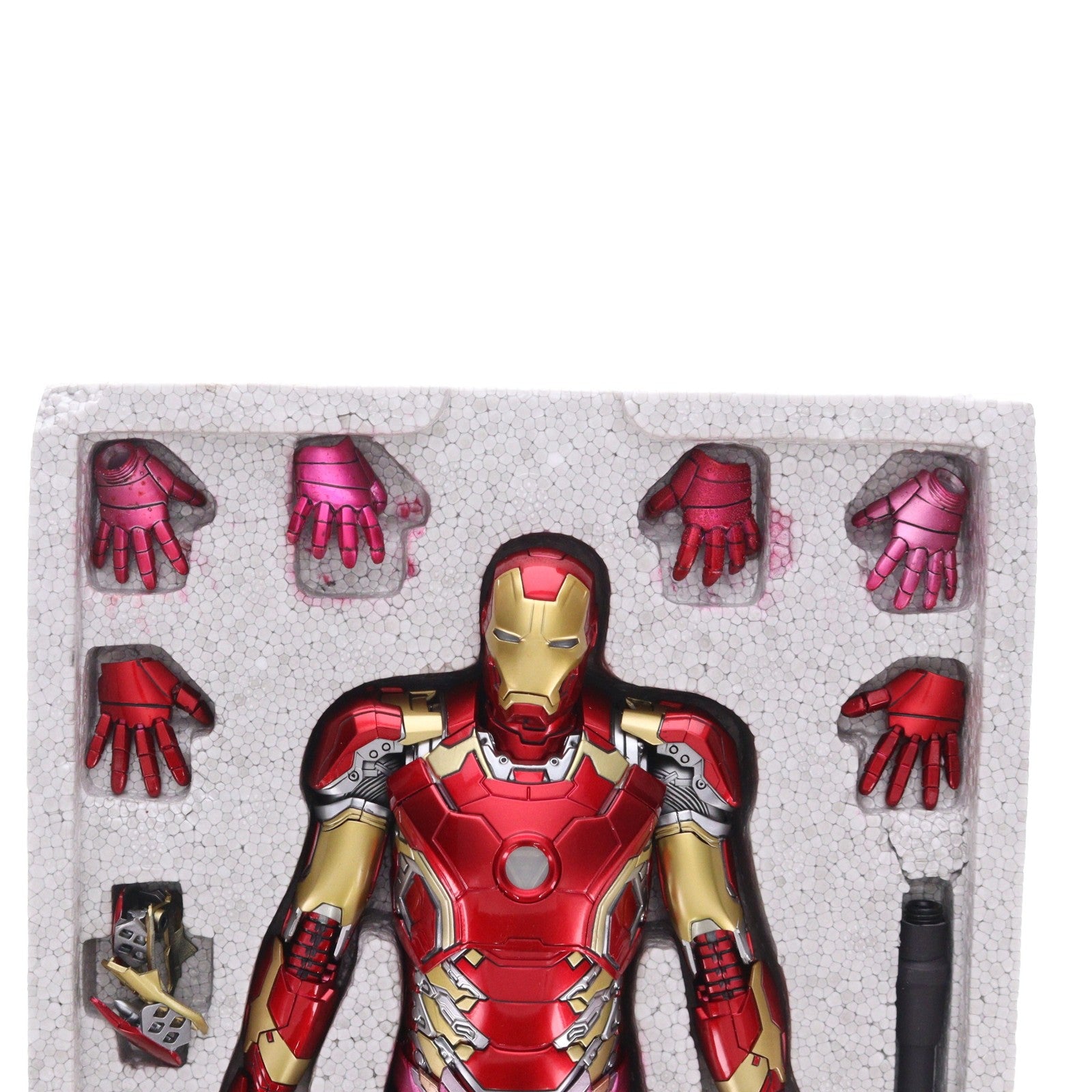 【中古即納】[FIG] 1/9 ダイキャスト フィギュア シリーズ アイアンマン マーク43 アベンジャーズ/エイジ・オブ・ウルトロン 完成品 フィギュア(DFS009) キングアーツ(20150930)