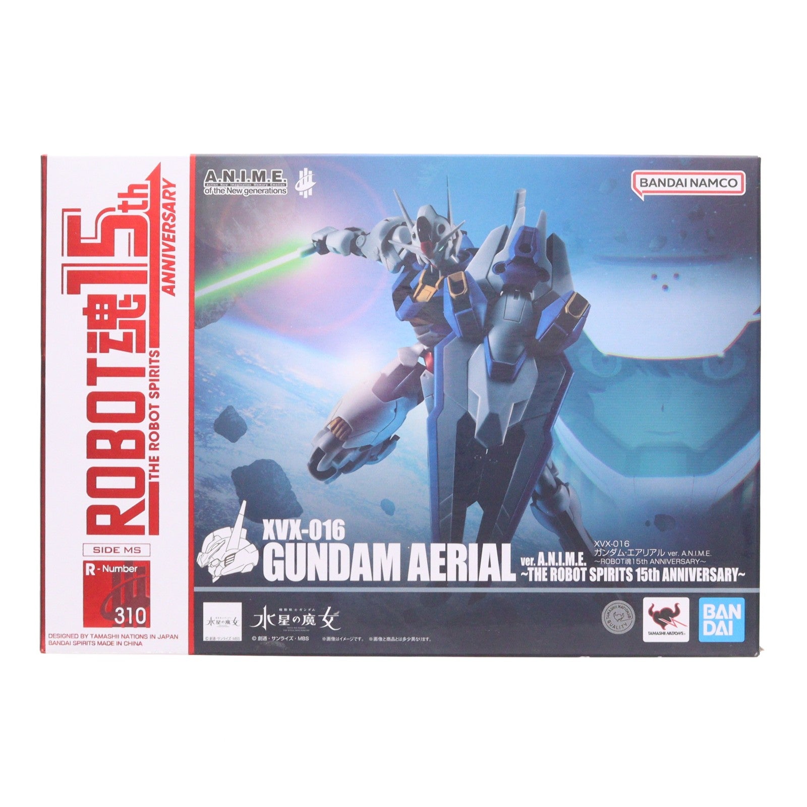 【中古即納】[FIG] ROBOT魂(SIDE MS) XVX-016 ガンダム・エアリアル ver. A.N.I.M.E. ～ROBOT魂15th ANNIVERSARY～ 機動戦士ガンダム 水星の魔女 完成品 可動フィギュア バンダイスピリッツ(20230916)
