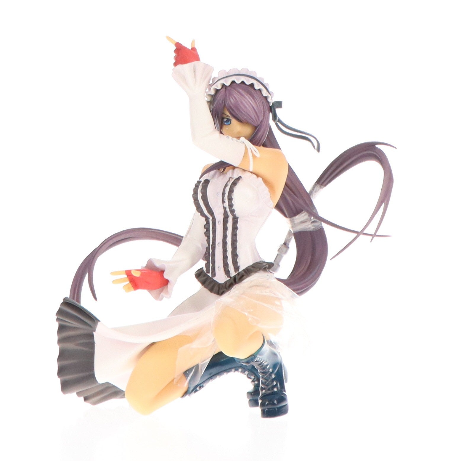 【中古即納】[FIG] コミックガムフィギュアコレクション 関羽雲長(かんううんちょう) (白ゴスロリVer.) 一騎当千 1/7 完成品 フィギュア グッドスマイルカンパニー/ワニブックス(20070824)