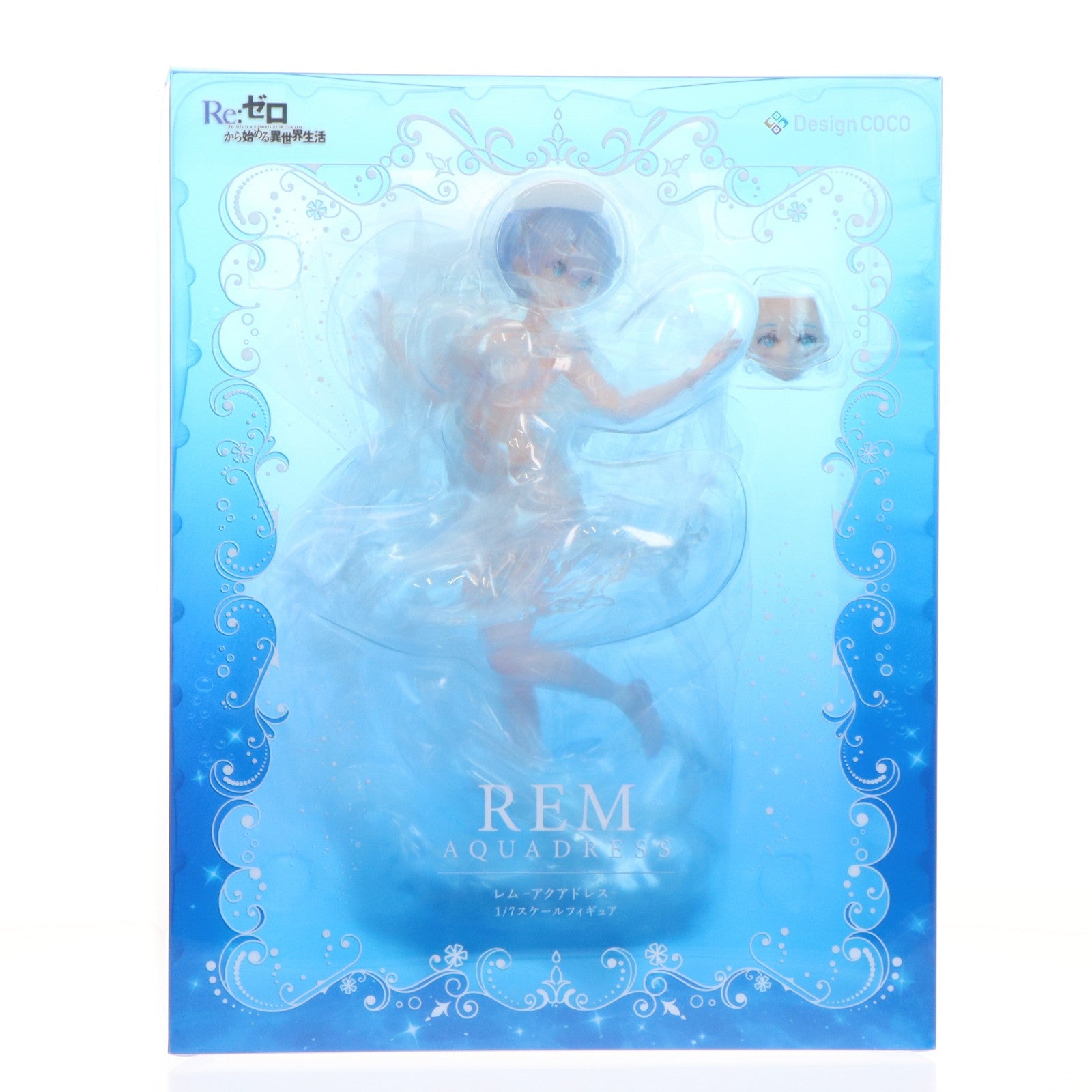 【中古即納】[FIG] レム -アクアドレス- Re:ゼロから始める異世界生活 1/7 完成品 フィギュア デザインココ(20240731)