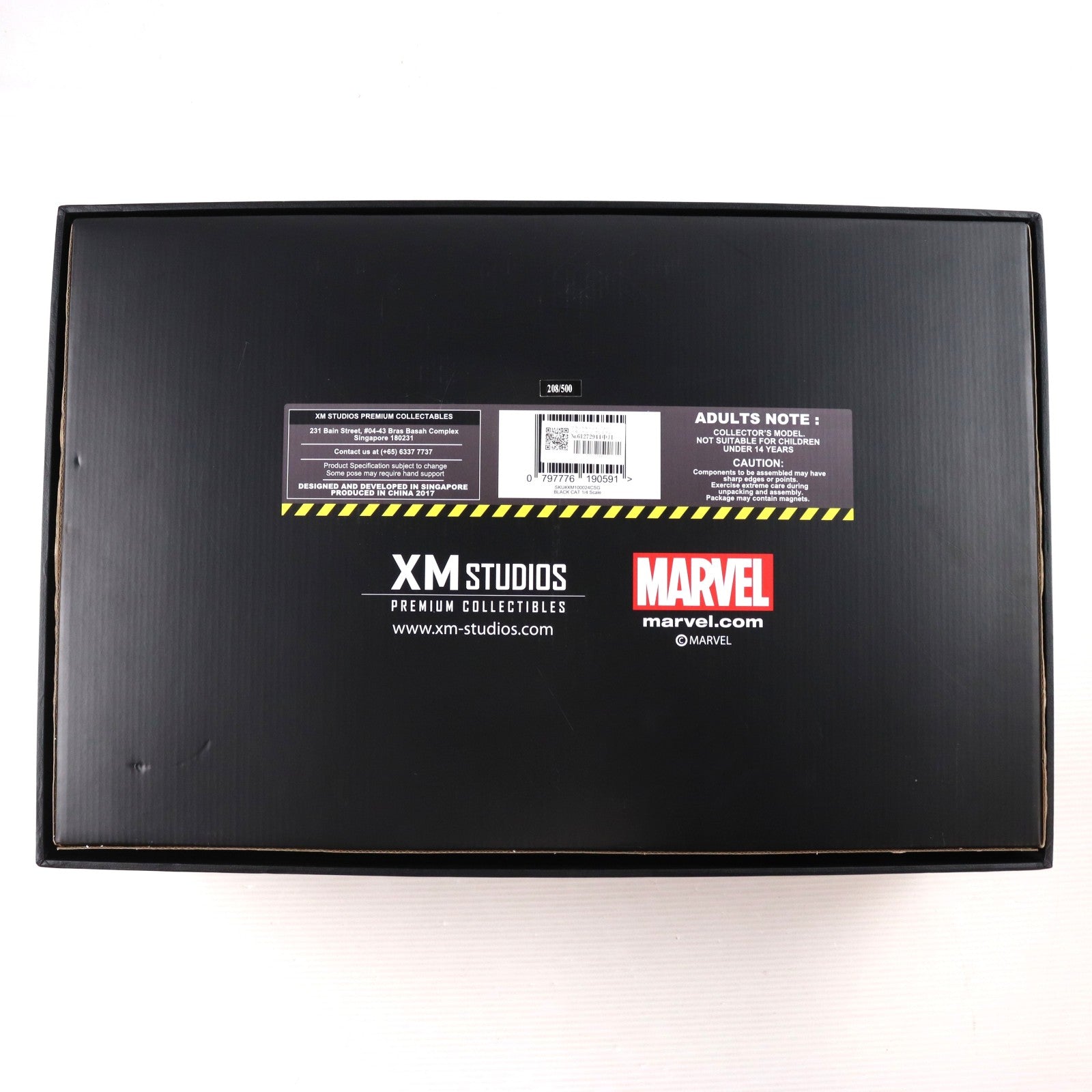 【中古即納】[FIG] トイサピエンス限定 プレミアム・コレクティブル ブラックキャット スパイダーマン 1/4 スタチュー 完成品 フィギュア XMスタジオ(20180115)