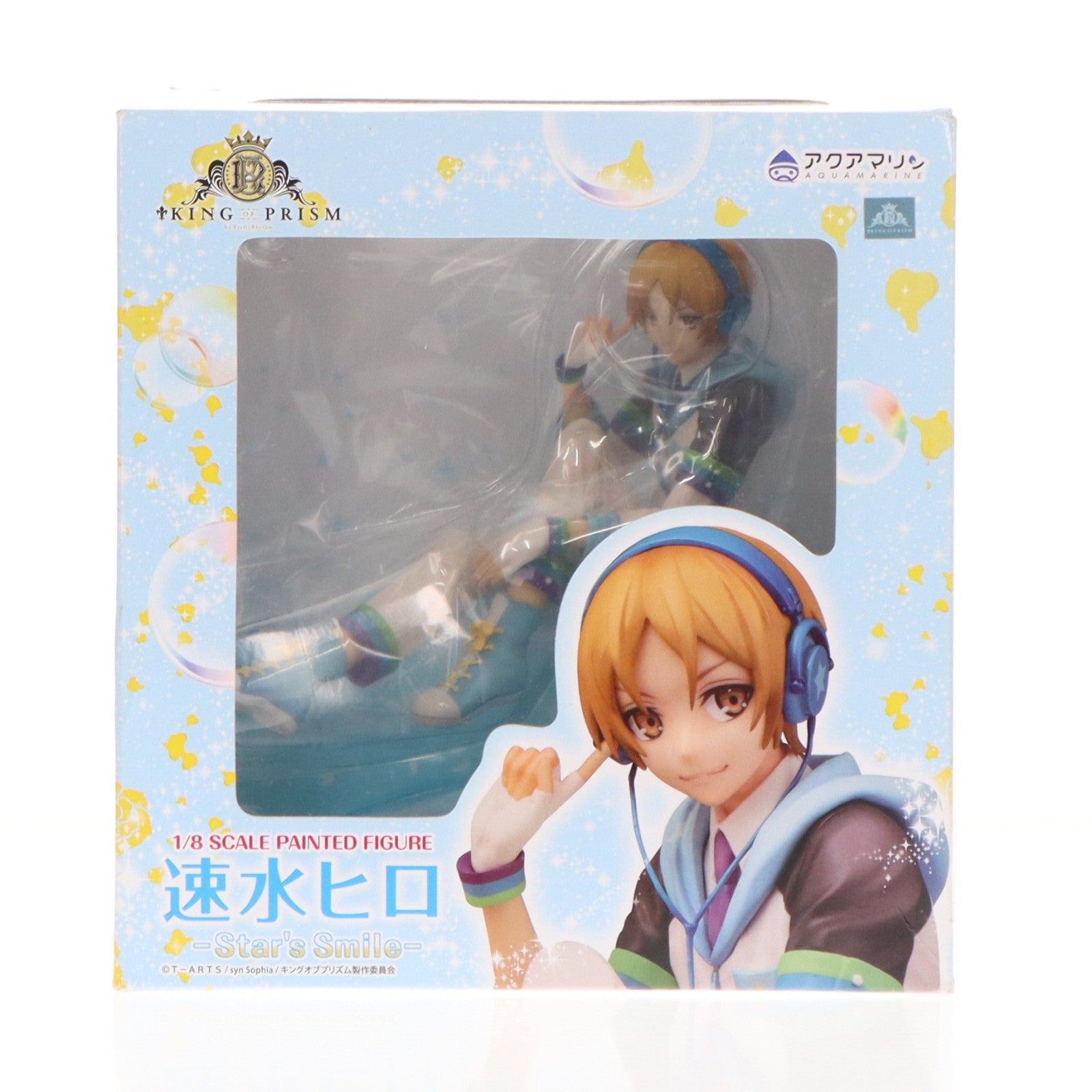 【中古即納】[FIG] 速水ヒロ(はやみひろ) -Star's Smile- KING OF PRISM by PrettyRhythm(キング・オブ・プリズム/キンプリ) 1/8 完成品 フィギュア アクアマリン(20171224)