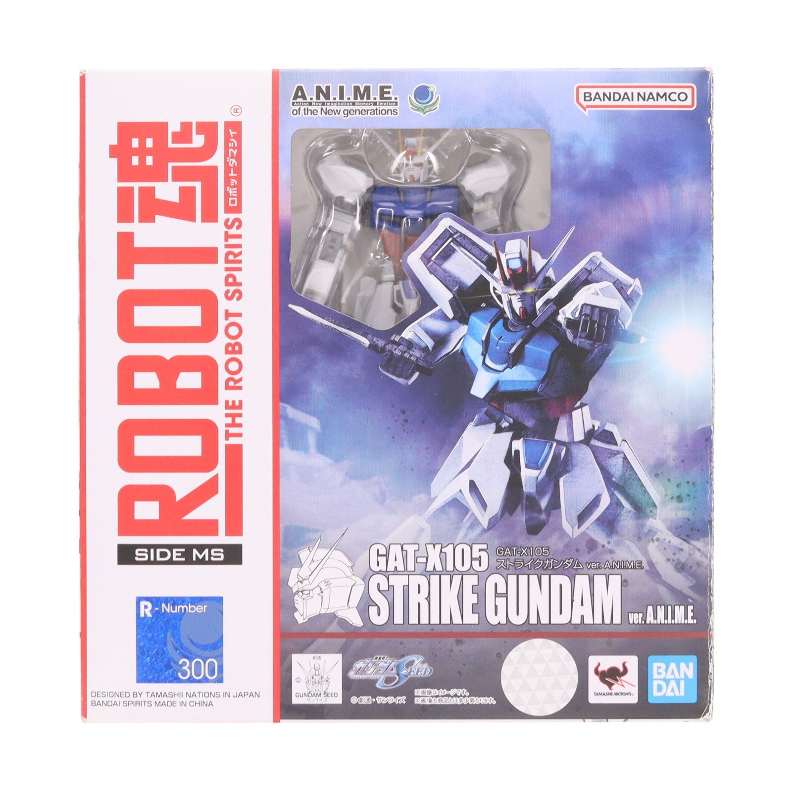 【中古即納】[FIG] ROBOT魂(SIDE MS) GAT-X105 ストライクガンダム ver. A.N.I.M.E. 機動戦士ガンダムSEED(シード) 完成品 可動フィギュア バンダイスピリッツ(20220923)