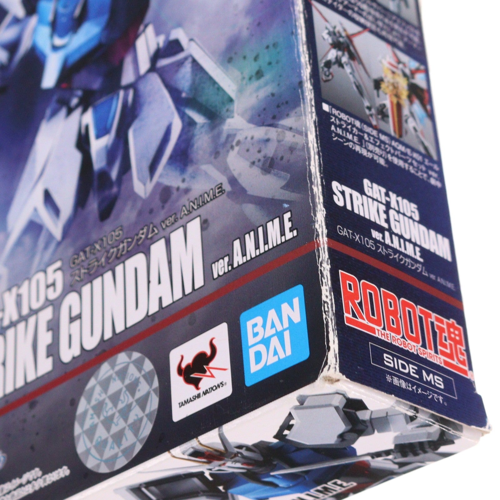 【中古即納】[FIG] ROBOT魂(SIDE MS) GAT-X105 ストライクガンダム ver. A.N.I.M.E. 機動戦士ガンダムSEED(シード) 完成品 可動フィギュア バンダイスピリッツ(20220923)