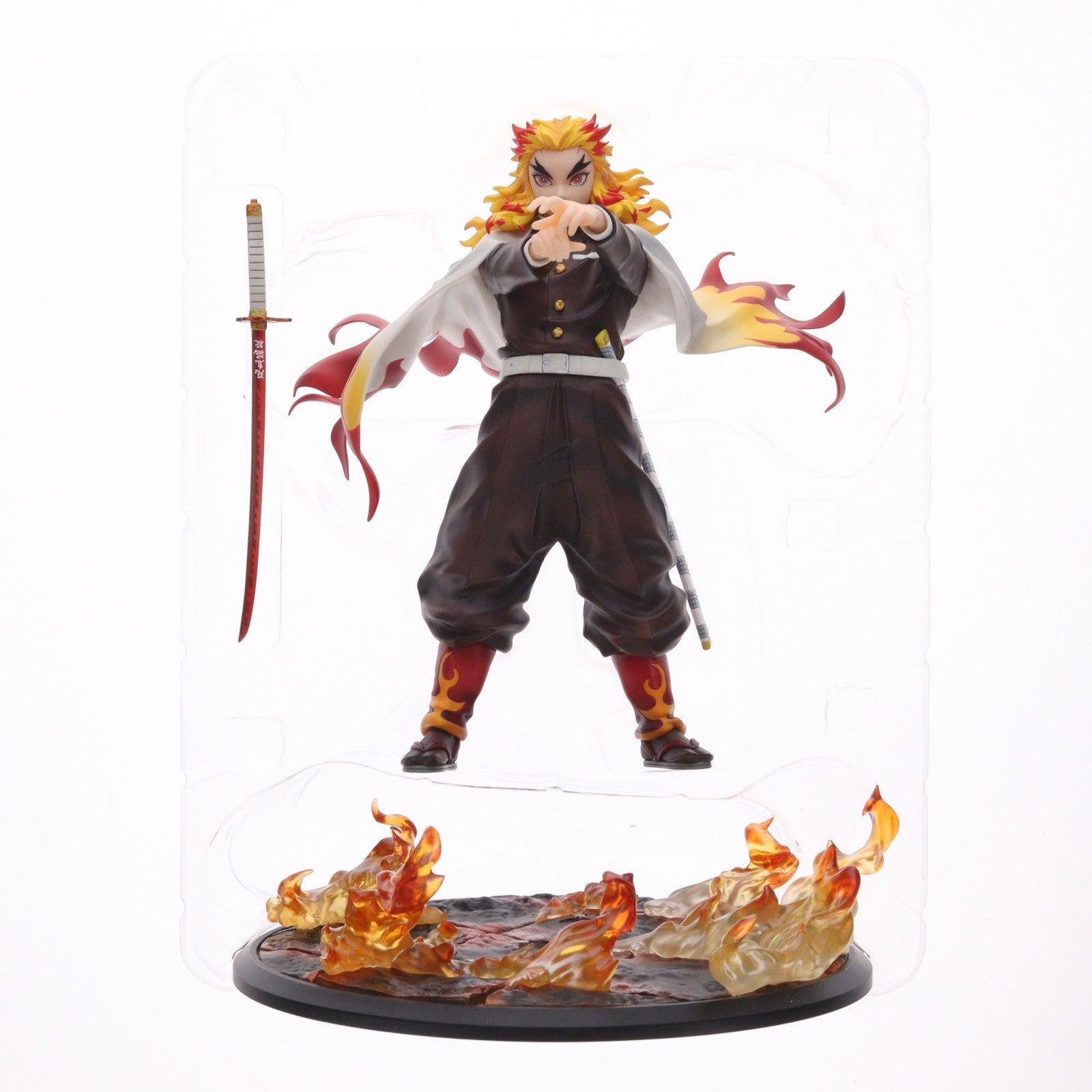 【中古即納】[FIG] ANIPLEX+限定 煉獄杏寿郎(れんごくきょうじゅろう) 劇場版「鬼滅の刃」無限列車編 1/8 完成品 フィギュア(MD19-1111001) アニプレックス(20210831)