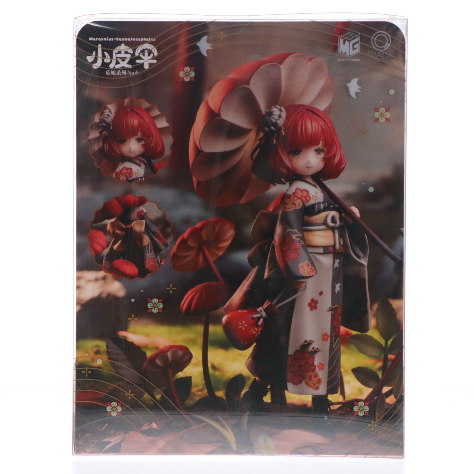 【中古即納】[FIG] A5クリアファイル付属 マッシュルームガールズシリーズ No.6 ハエマトケファルスタケ 1/1 完成品 フィギュア Reverse Studio(リバーススタジオ)(20260531)