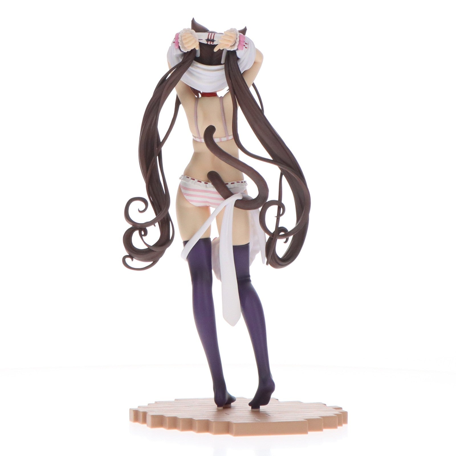 【中古即納】[FIG] PLUM SHOP限定特典付属 ショコラ～着替えのひと時～ ネコぱら 1/7 完成品 フィギュア(PF200) PLUM(プラム)(20220731)