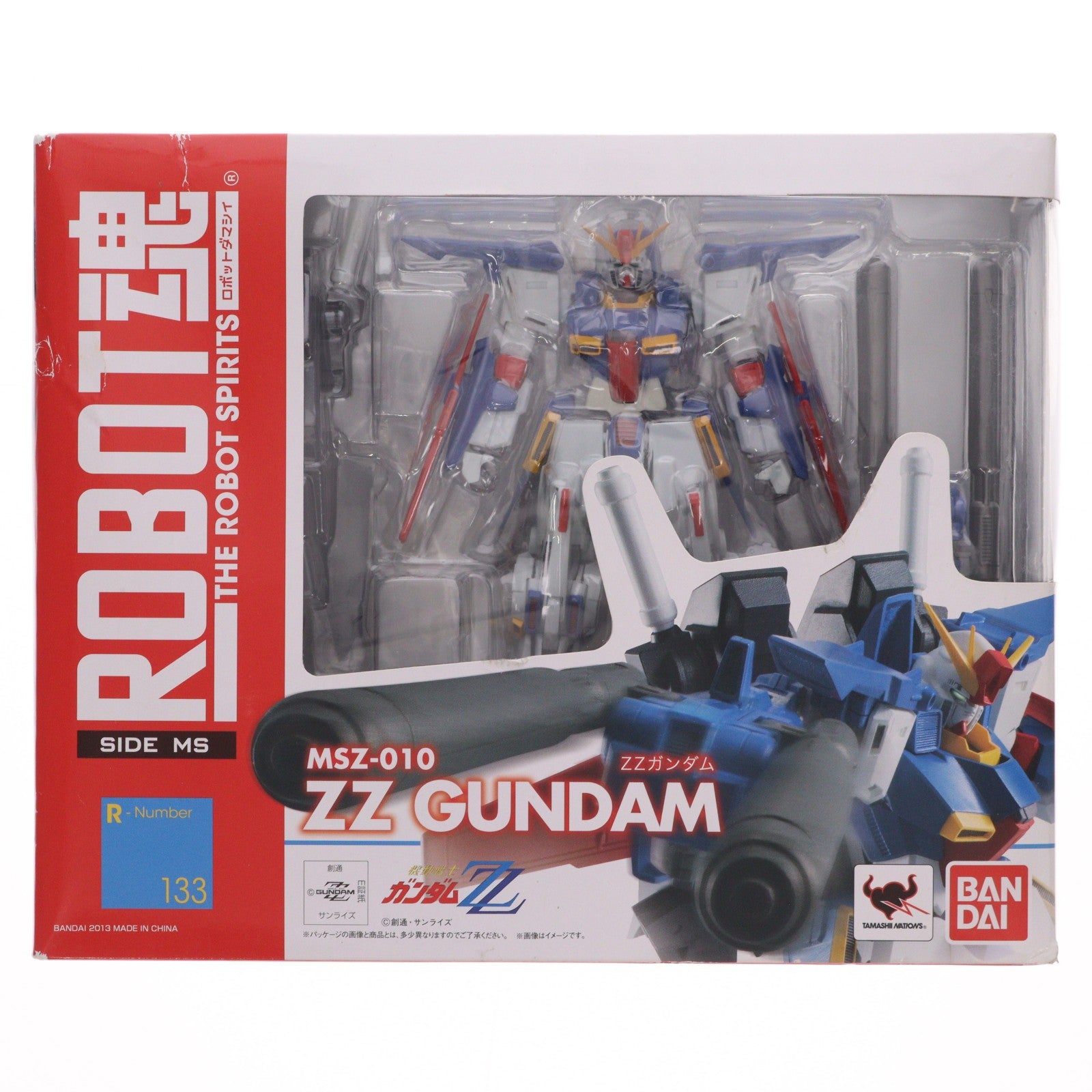 【中古即納】[FIG] ROBOT魂(SIDE MS) ZZガンダム 機動戦士ガンダムZZ(ダブルゼータ) 完成品 可動フィギュア バンダイ(20130126)