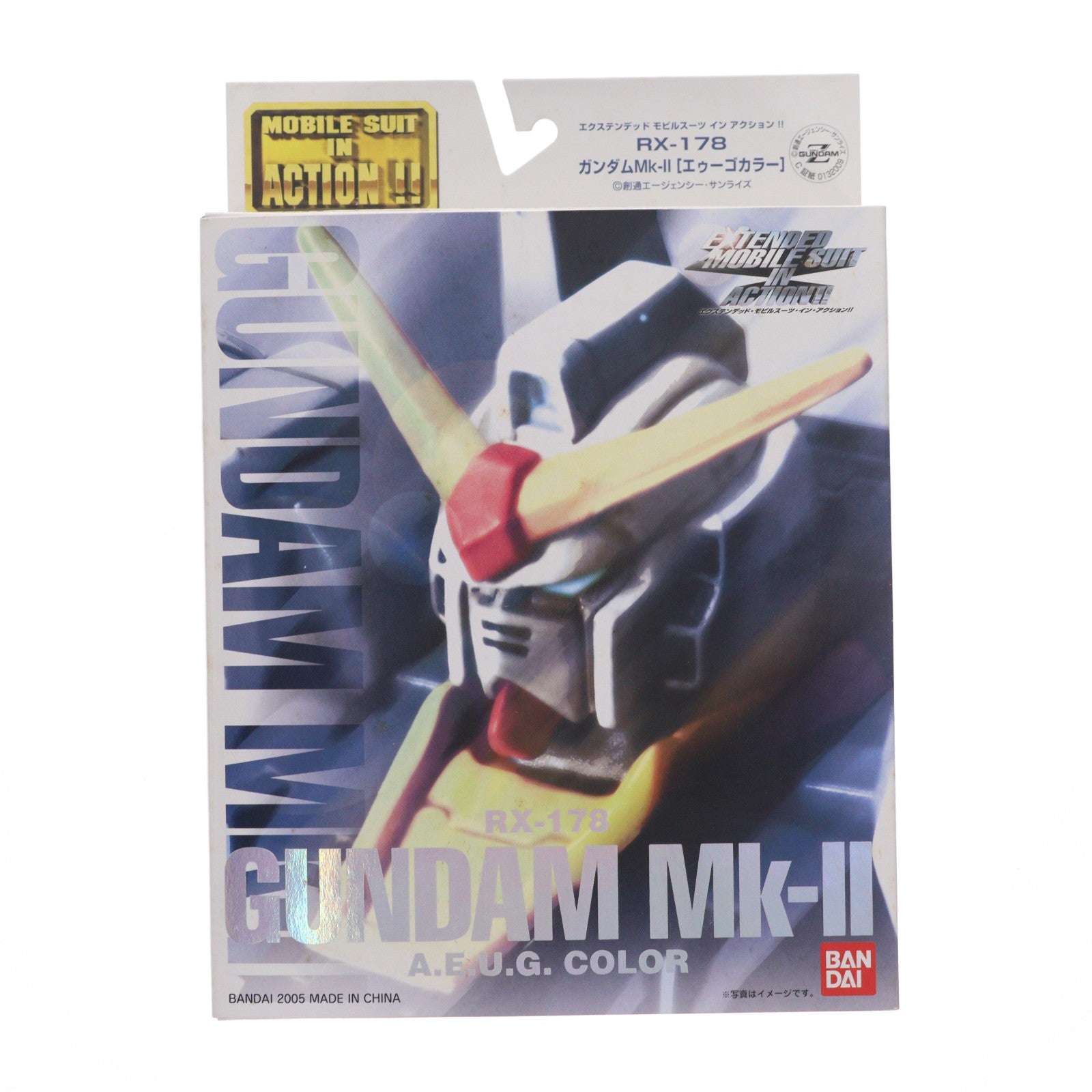 【中古即納】[FIG] EXTENDED MS IN ACTION!!(エクステンデッド・モビルスーツ・イン・アクション) ガンダムMk-II エウーゴカラー 機動戦士Zガンダム 完成品 可動フィギュア バンダイ(20050212)