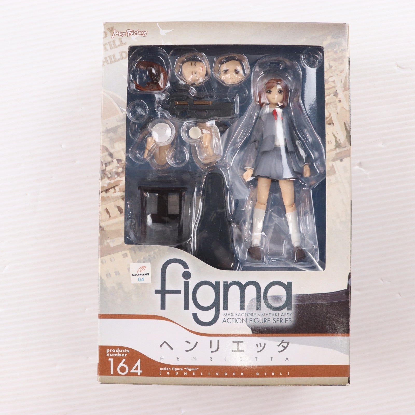 【中古即納】[FIG] 電撃大王誌上通販限定特典付属 figma(フィグマ) 164 ヘンリエッタ GUNSLINGER GIRL(ガンスリンガー・ガール) 完成品 可動フィギュア マックスファクトリー(20130330)