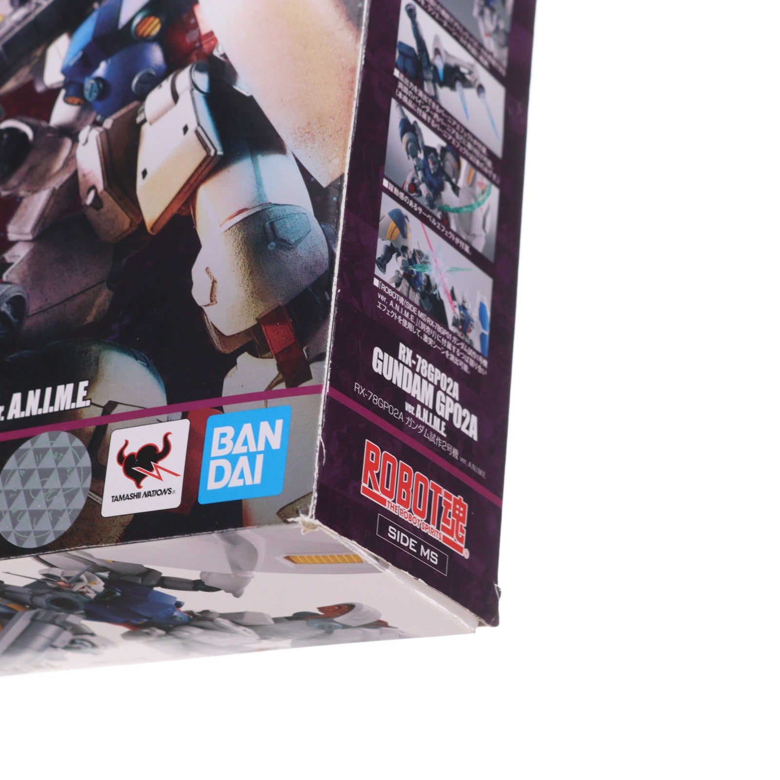 【中古即納】[FIG] ROBOT魂(SIDE MS) RX-78GP02A ガンダム試作2号機 ver. A.N.I.M.E. 機動戦士ガンダム0083 STARDUST MEMORY(スターダストメモリー) 完成品 可動フィギュア バンダイスピリッツ(20190810)