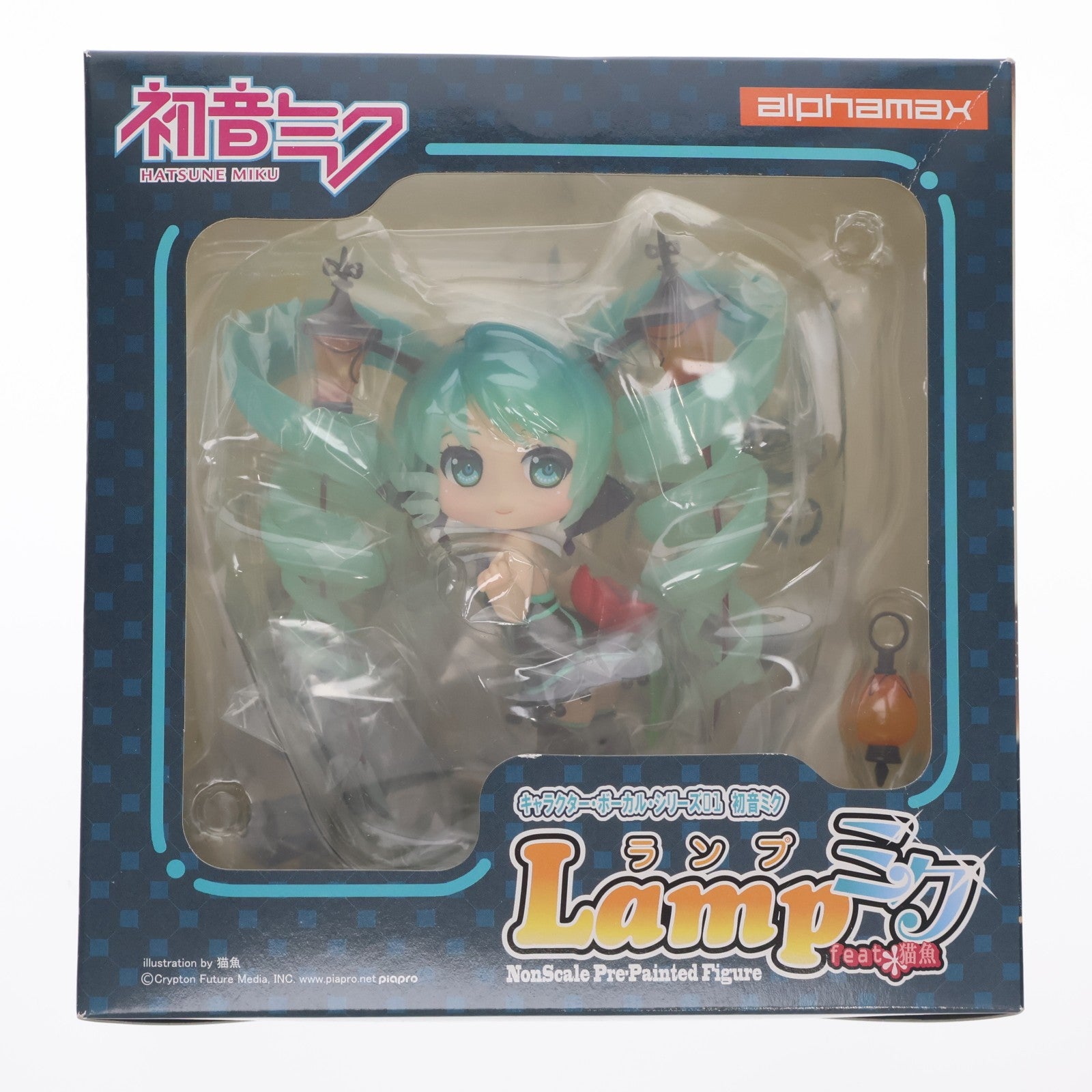【中古即納】[FIG] ポストカード付属 Lampミク feat.猫魚 キャラクター・ボーカル・シリーズ01 初音ミク 完成品 フィギュア アルファマックス(20131025)