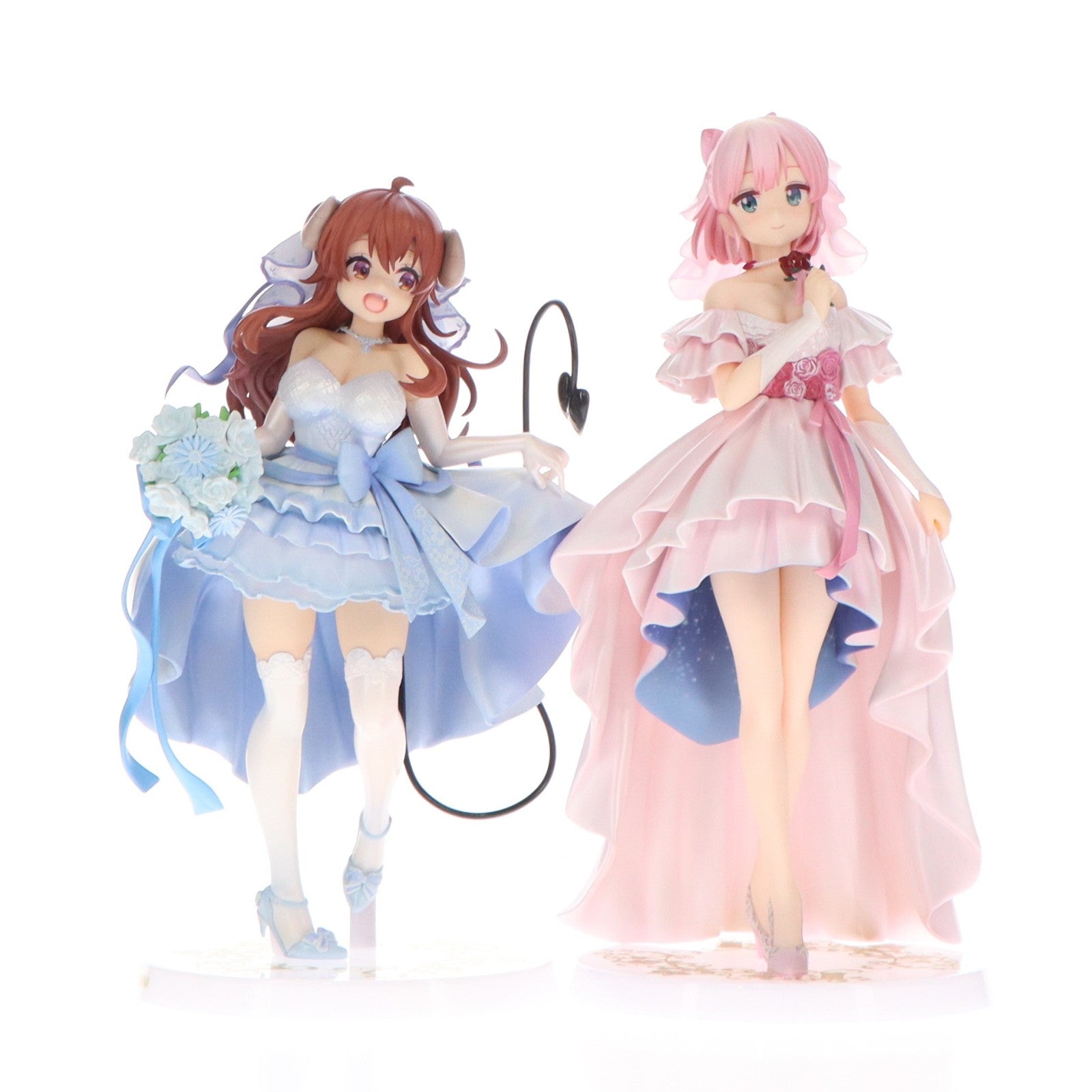 【中古即納】[FIG] MEDICOS ONLINE SHOP限定特典&セット購入特典付属 シャドウミストレス優子 ウェディングVer.&千代田桃(ちよだもも) ウェディングVer. TVアニメ「まちカドまぞく 2丁目」 1/7 完成品 フィギュア メディコス・エンタテインメント(20260122)