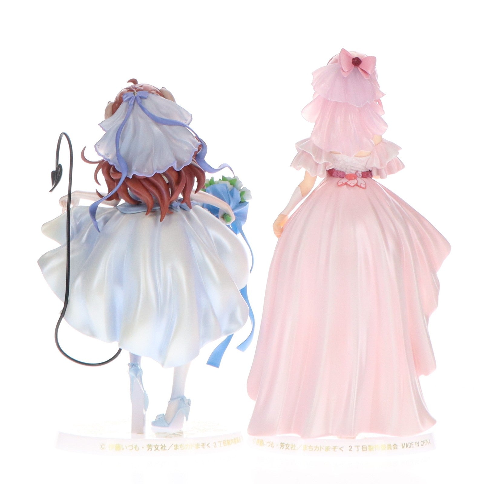 【中古即納】[FIG] MEDICOS ONLINE SHOP限定特典&セット購入特典付属 シャドウミストレス優子 ウェディングVer.&千代田桃(ちよだもも) ウェディングVer. TVアニメ「まちカドまぞく 2丁目」 1/7 完成品 フィギュア メディコス・エンタテインメント(20260122)