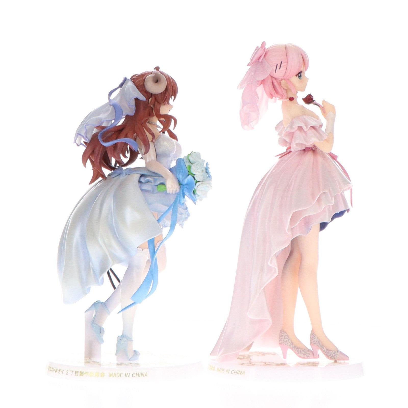 【中古即納】[FIG] MEDICOS ONLINE SHOP限定特典&セット購入特典付属 シャドウミストレス優子 ウェディングVer.&千代田桃(ちよだもも) ウェディングVer. TVアニメ「まちカドまぞく 2丁目」 1/7 完成品 フィギュア メディコス・エンタテインメント(20260122)