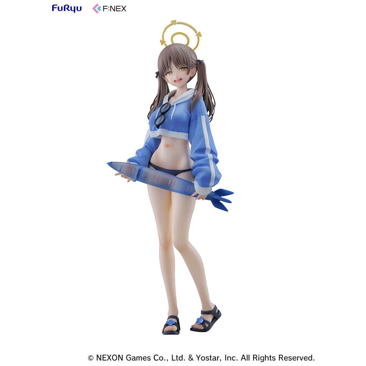【中古即納】[FIG] モエ(水着) ブルーアーカイブ -Blue Archive- 1/7 完成品 フィギュア(AMU-FNX1167) フリュー(20260613)