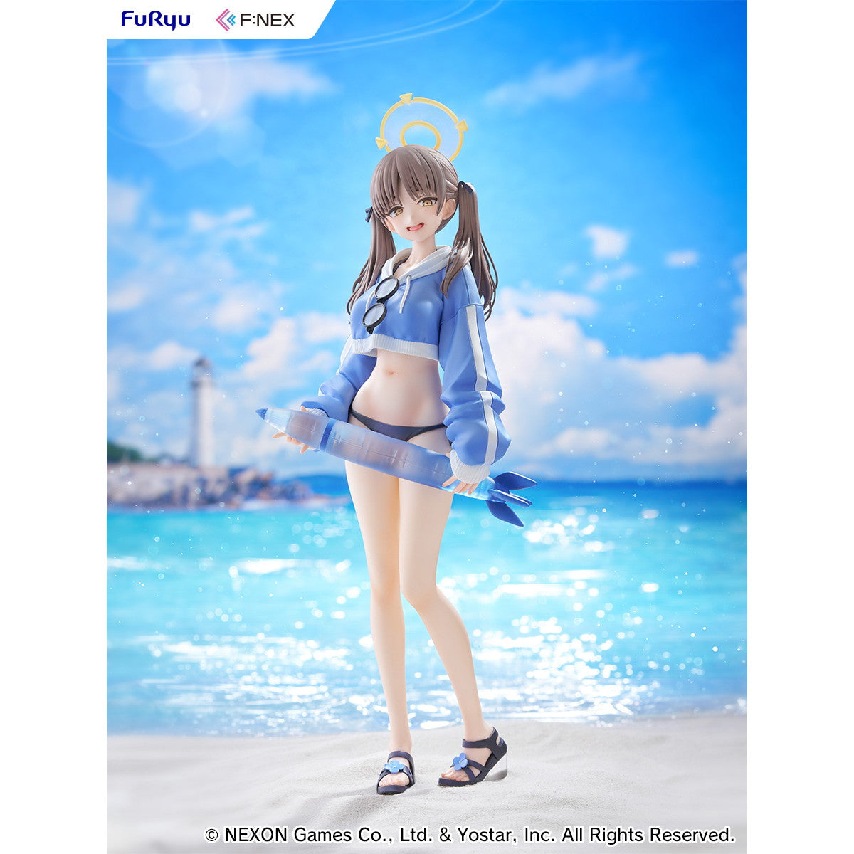 【中古即納】[FIG] モエ(水着) ブルーアーカイブ -Blue Archive- 1/7 完成品 フィギュア(AMU-FNX1167) フリュー(20260613)