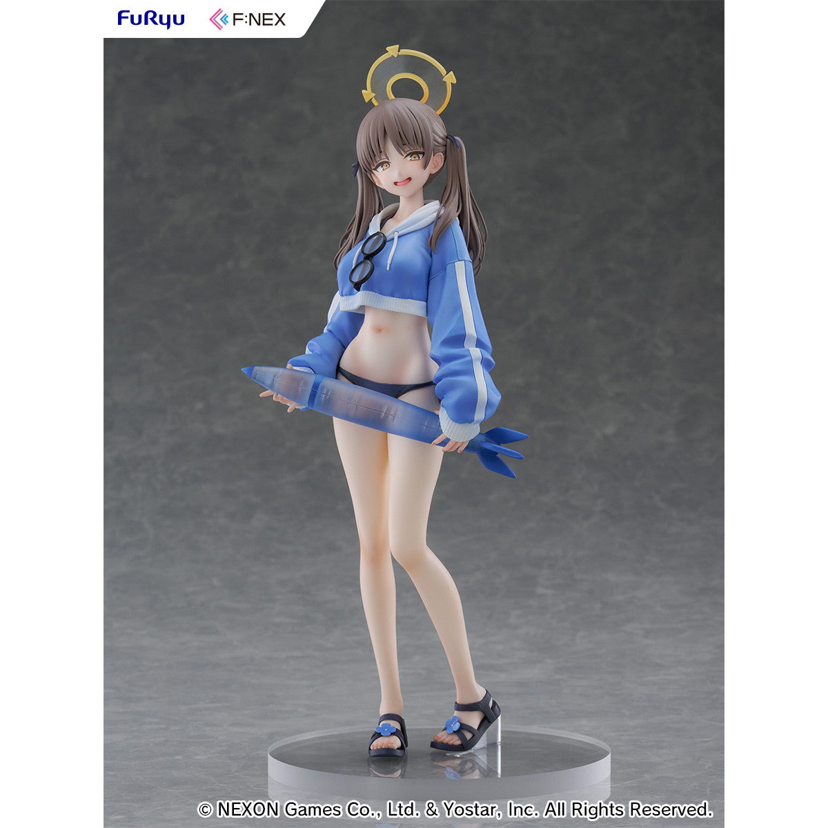 【中古即納】[FIG] モエ(水着) ブルーアーカイブ -Blue Archive- 1/7 完成品 フィギュア(AMU-FNX1167) フリュー(20260613)